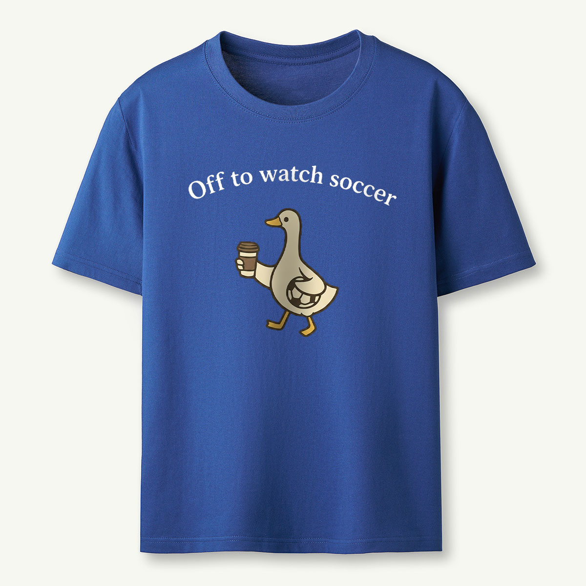 Funny Duck Soccer T‑Shirt