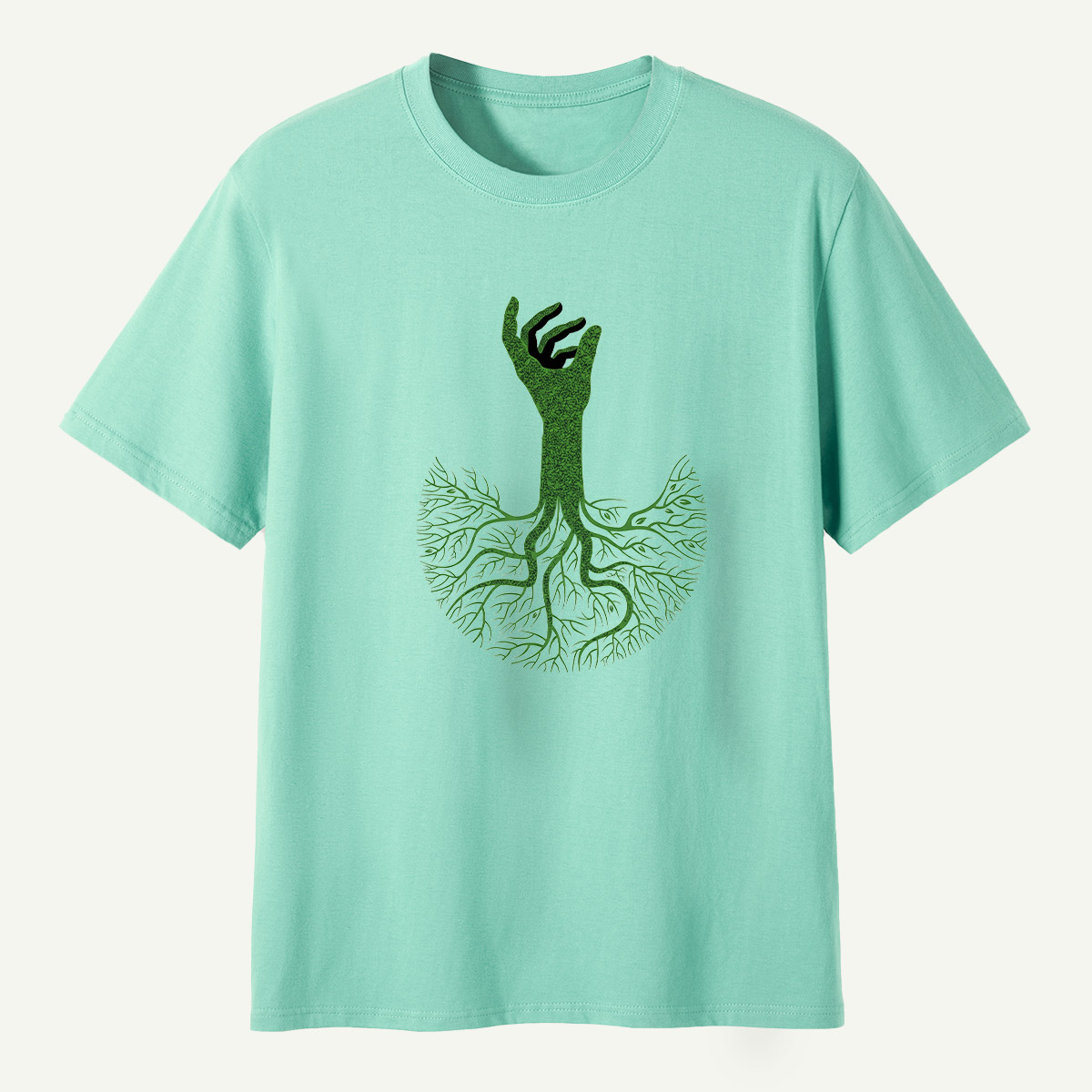 Growing Hand Tree Roots T-Shirt