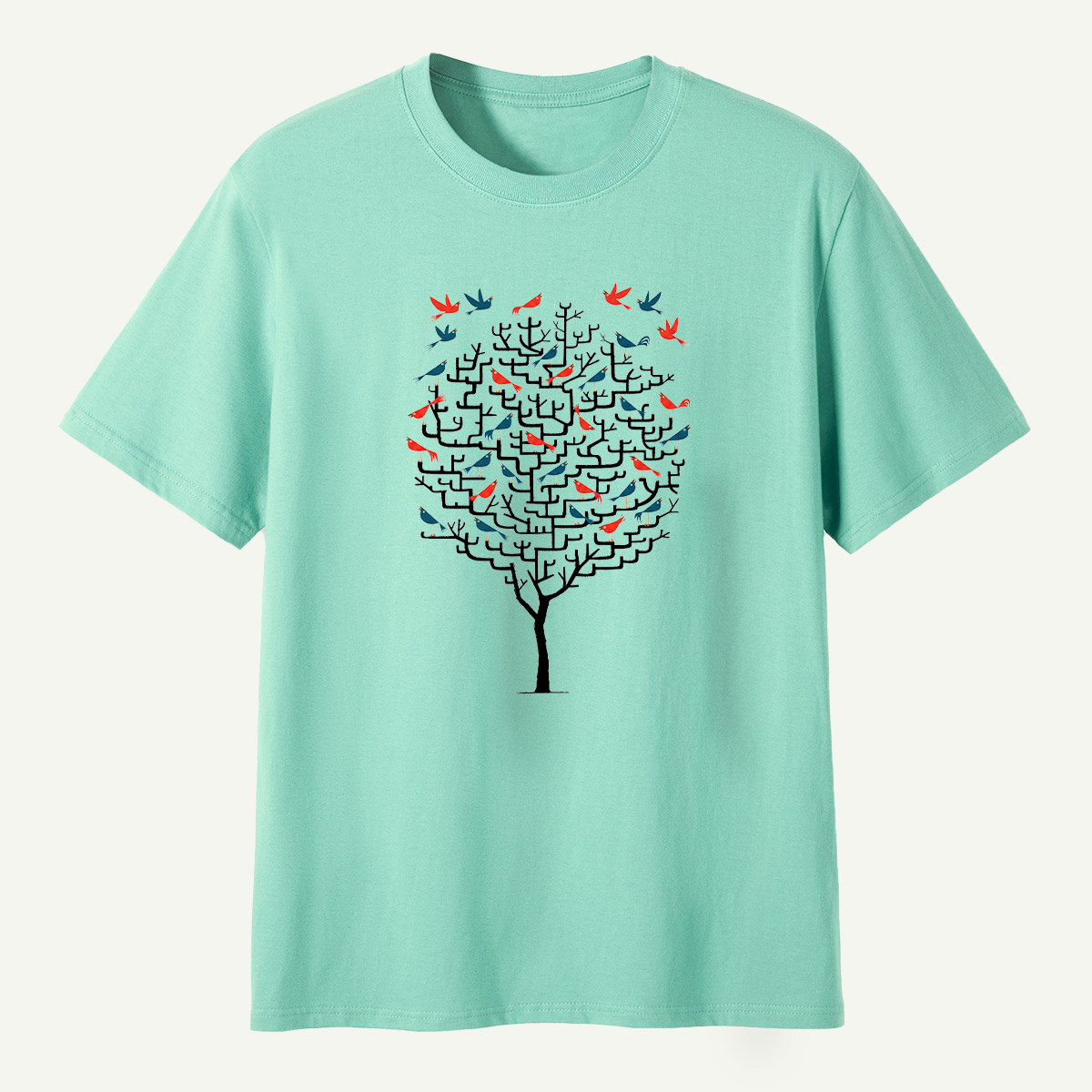 Birds Of Freedom Tree T-Shirt