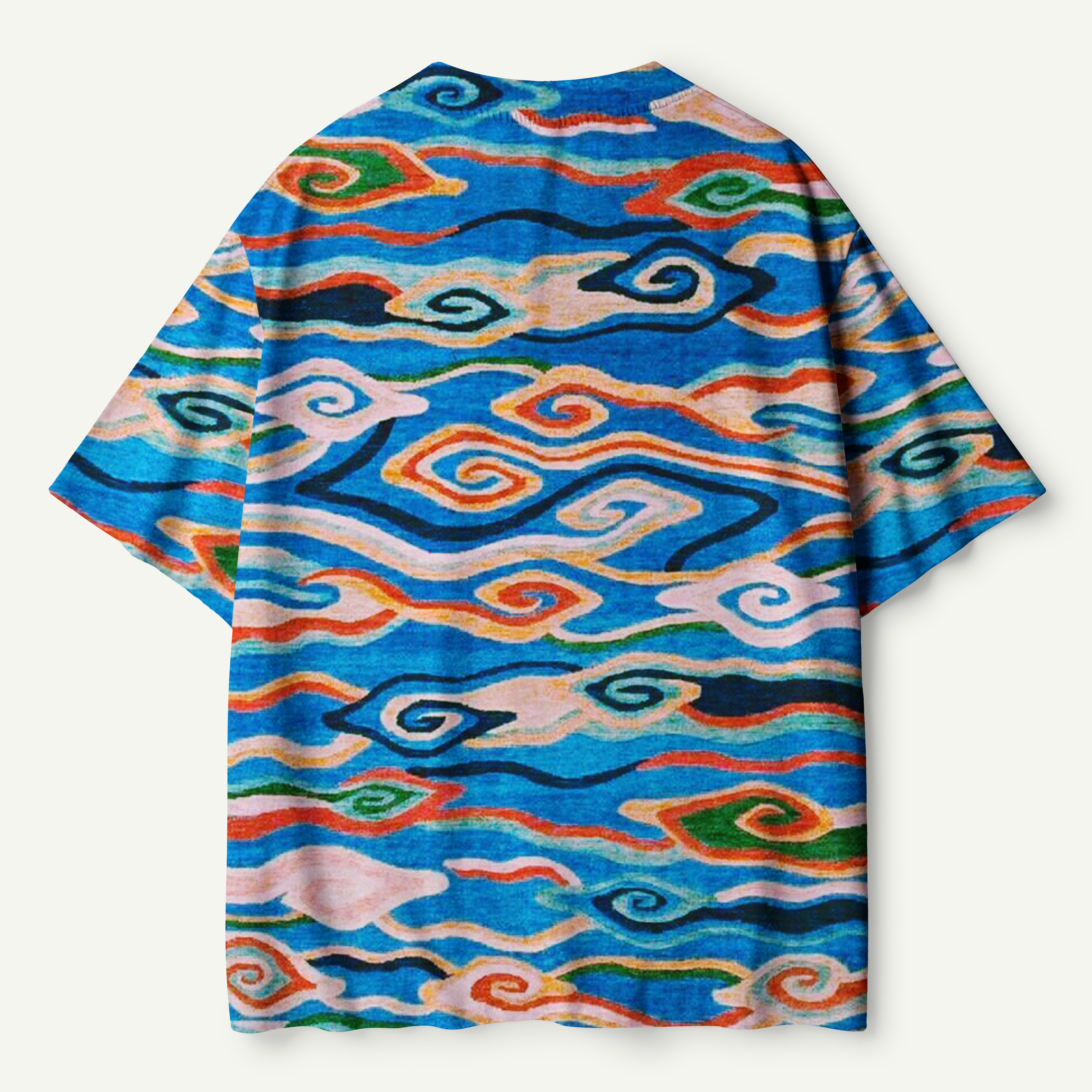 Flowing Cloud Tides Premium Pure Cotton Tee