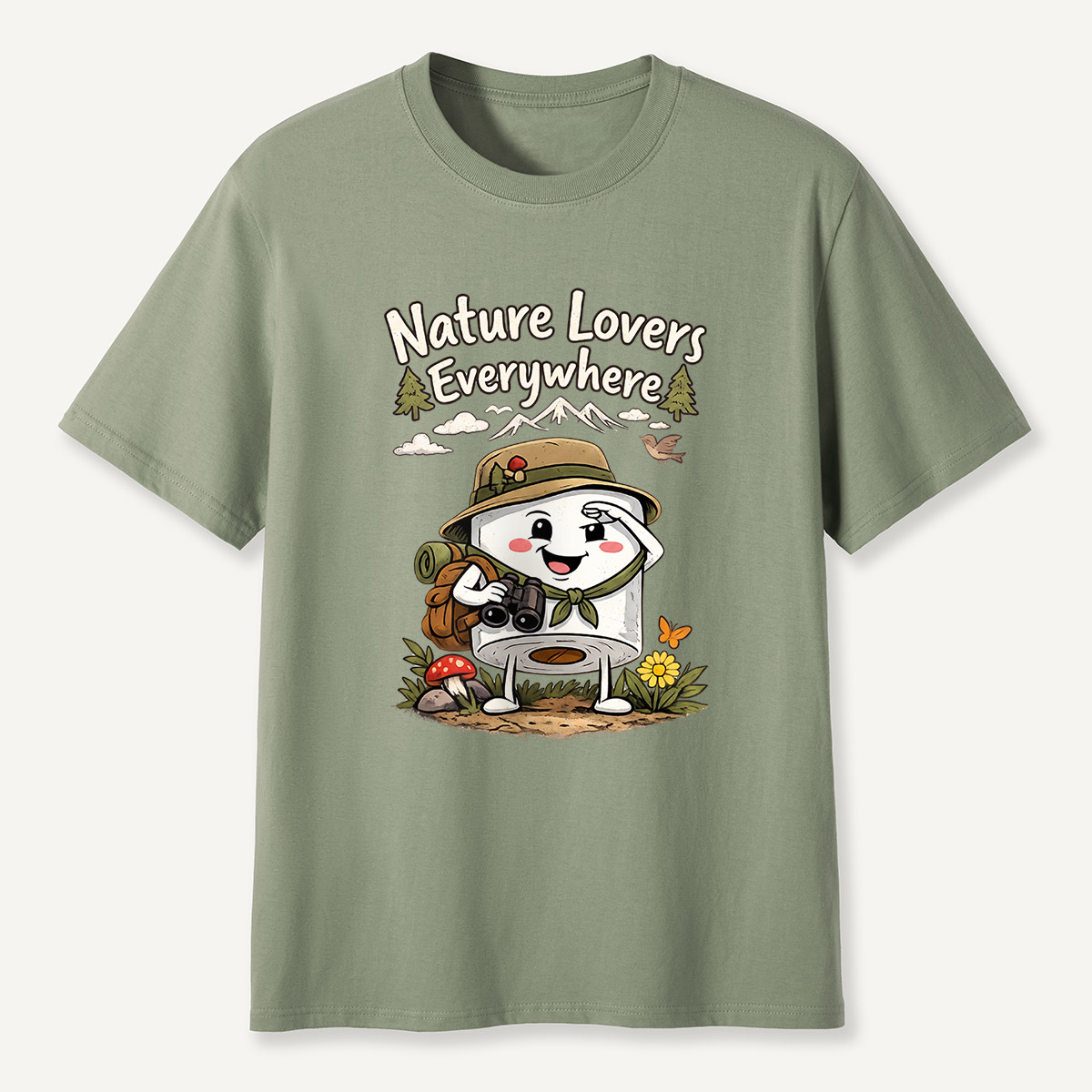 Nature Lovers Everywhere Hiking Dog T-Shirt