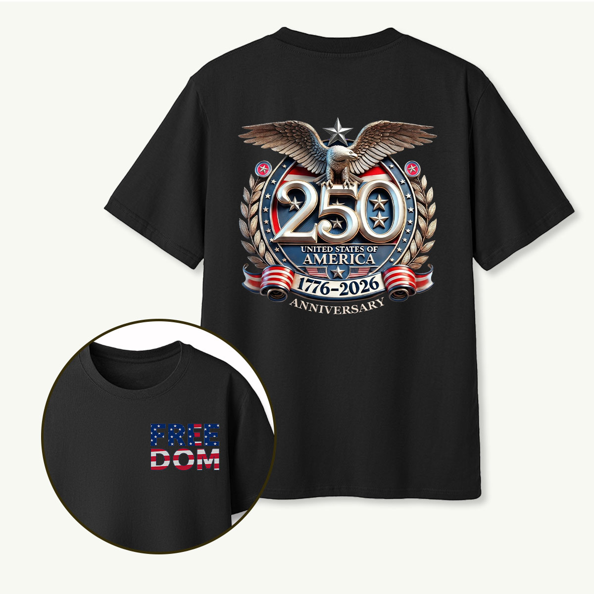 250 United States of America 1776‑2026 Anniversary Eagle T‑Shirt