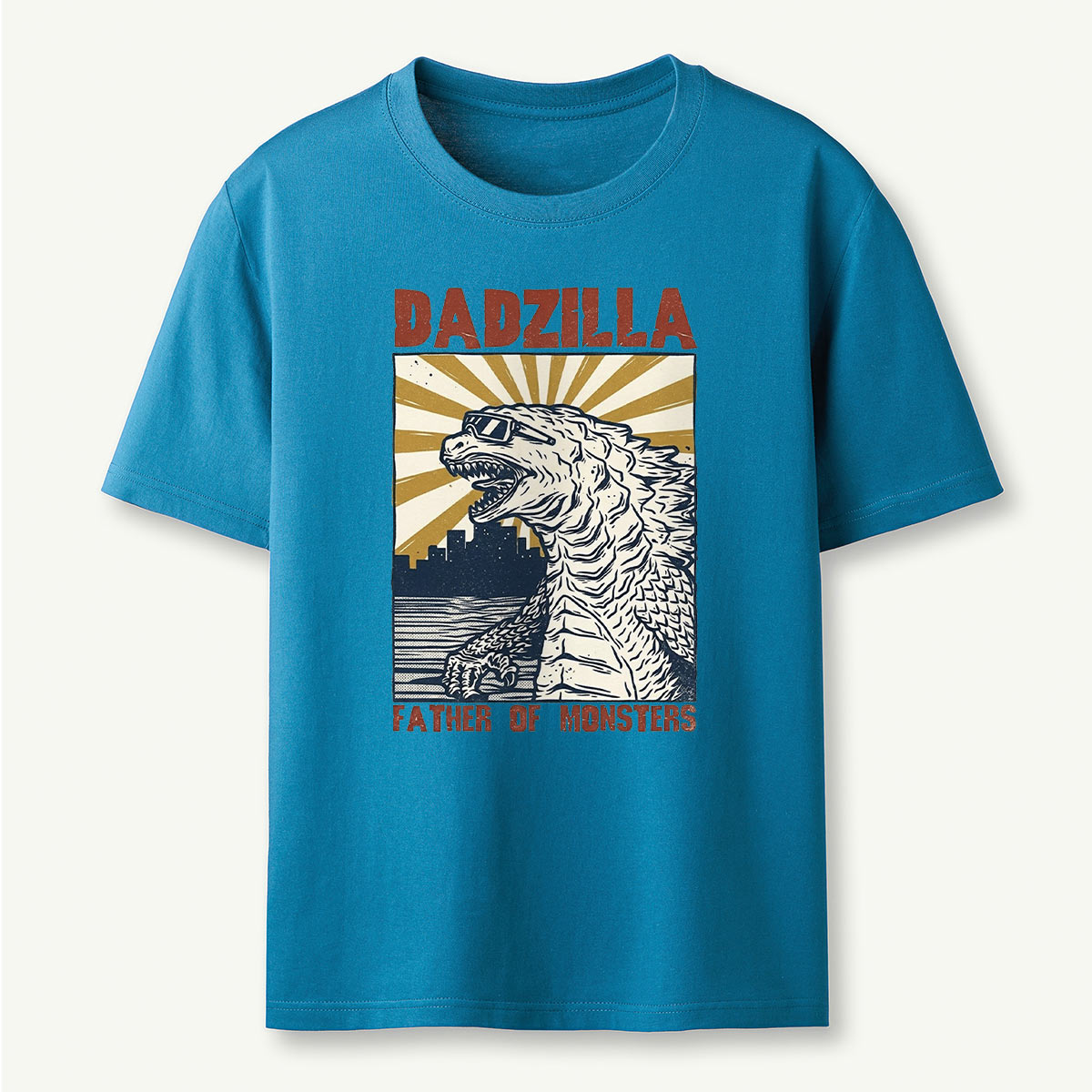 Monster Dad Retro Sunset T-Shirt