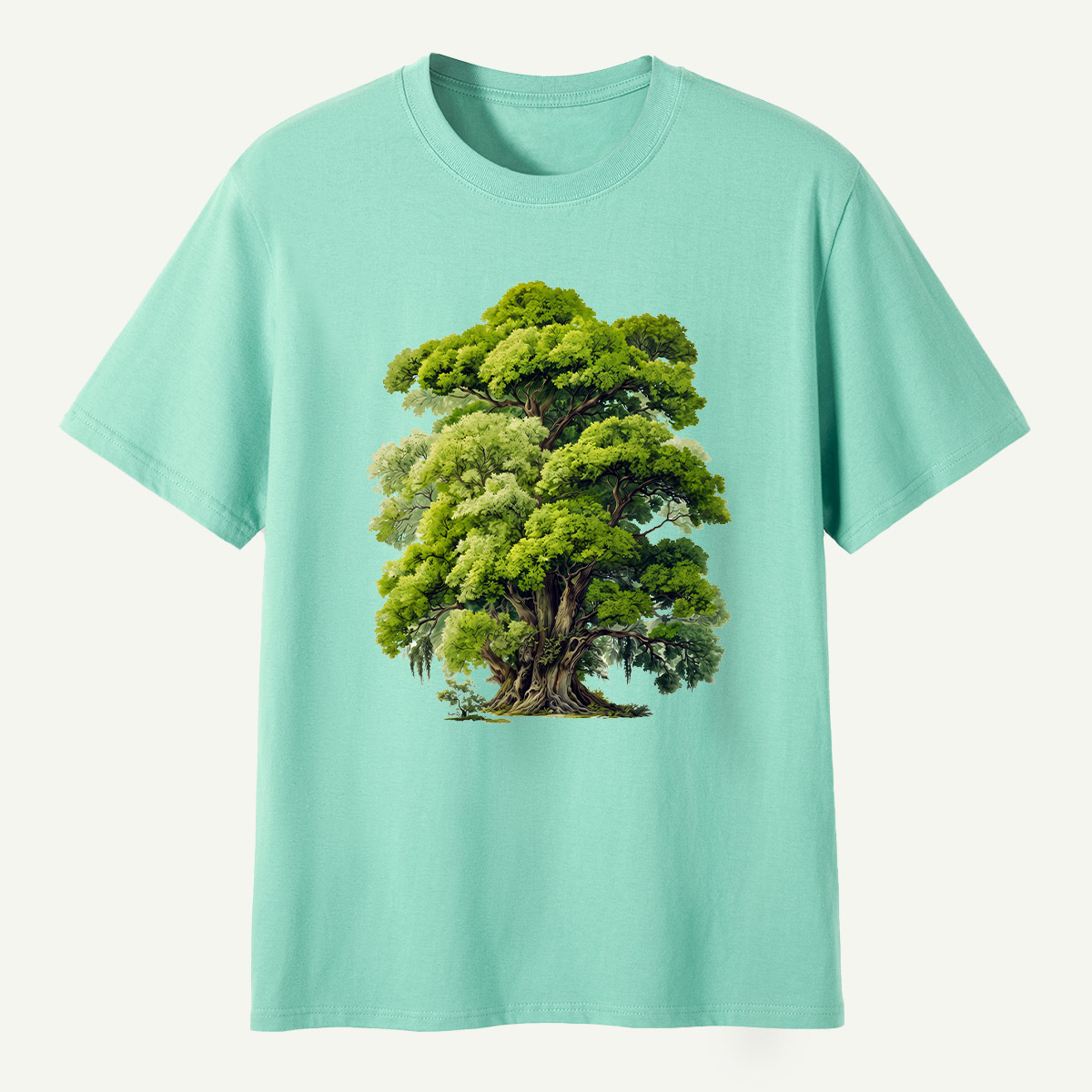 Ancient Oak Tree Watercolor Study T-Shirt