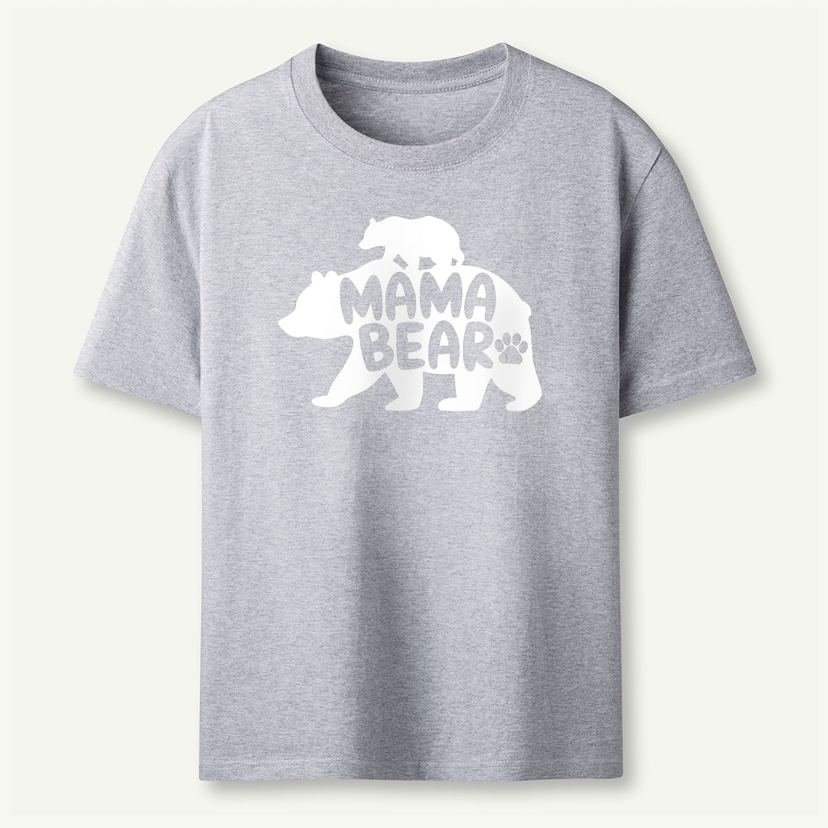 Adorable Mama Bear Silhouette T-Shirt