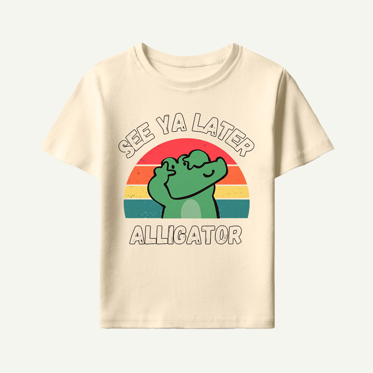 See Ya Later Alligator Retro Kids T-Shirt