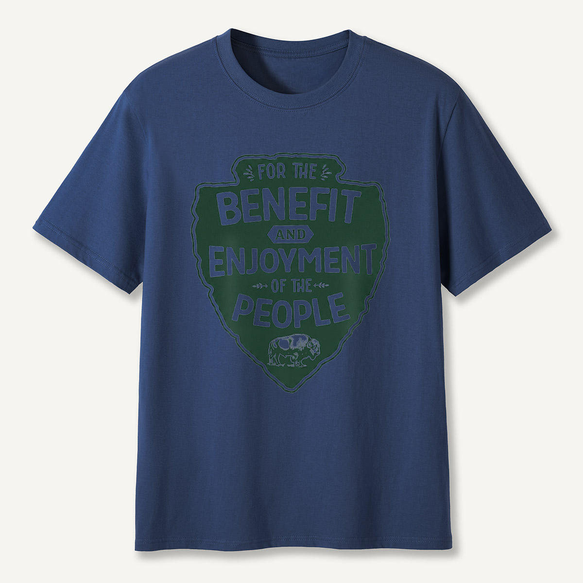 Benefit and Enjoyment of the People Park Badge T-Shirt