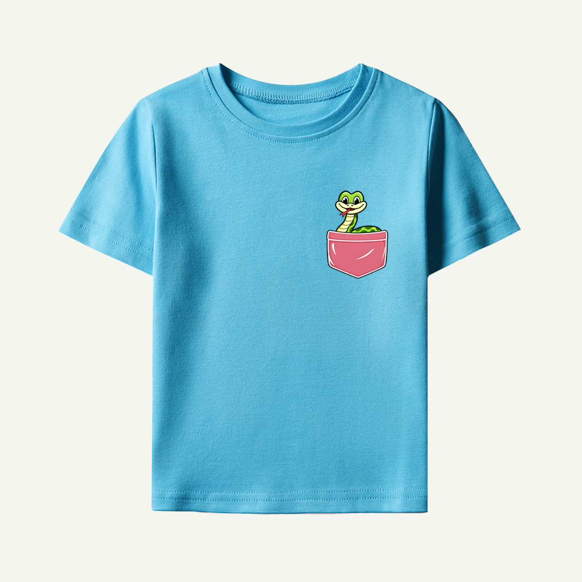 Smiling Pocket Snake Peek Kids T-Shirt