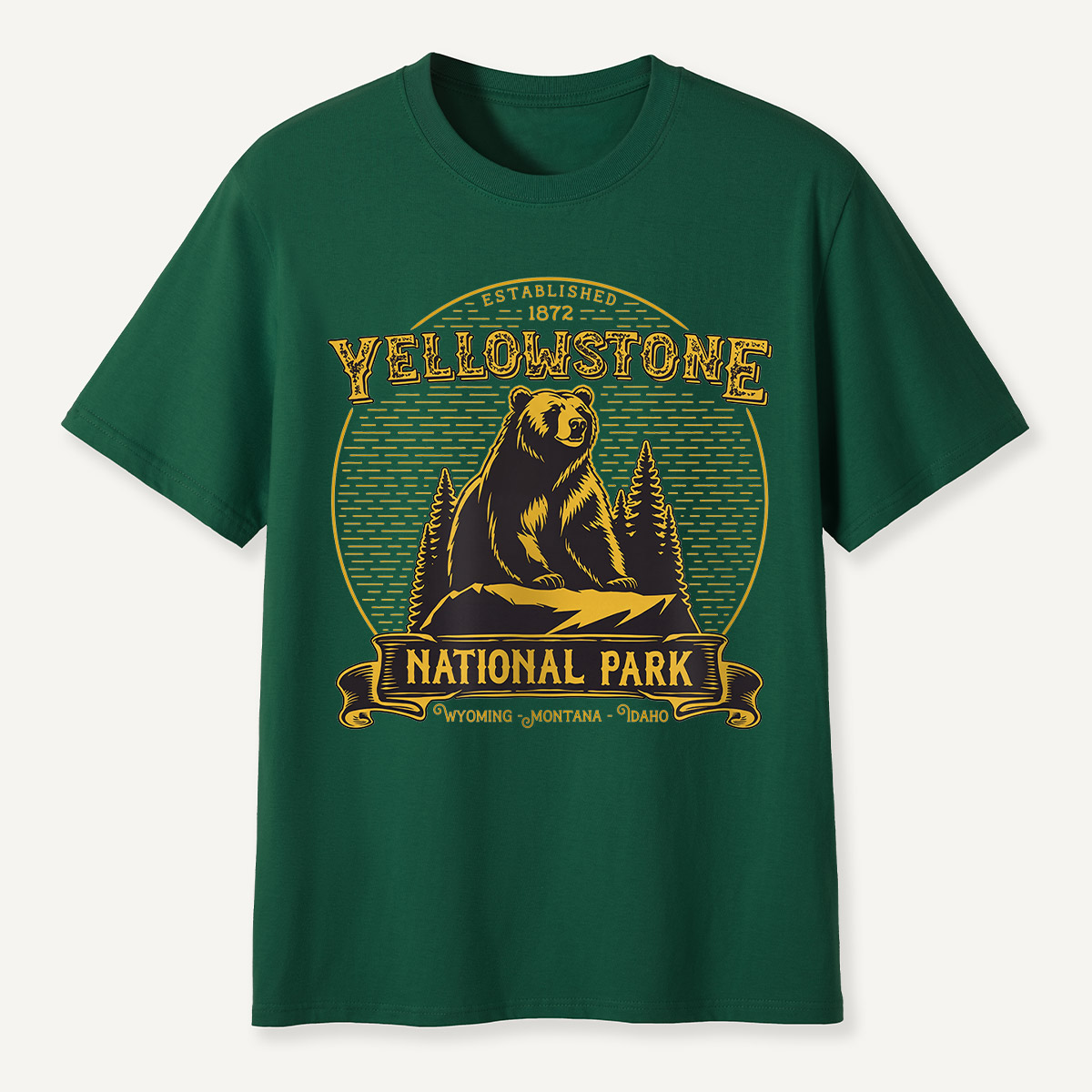 Yellowstone National Park Sitting Bear T-Shirt
