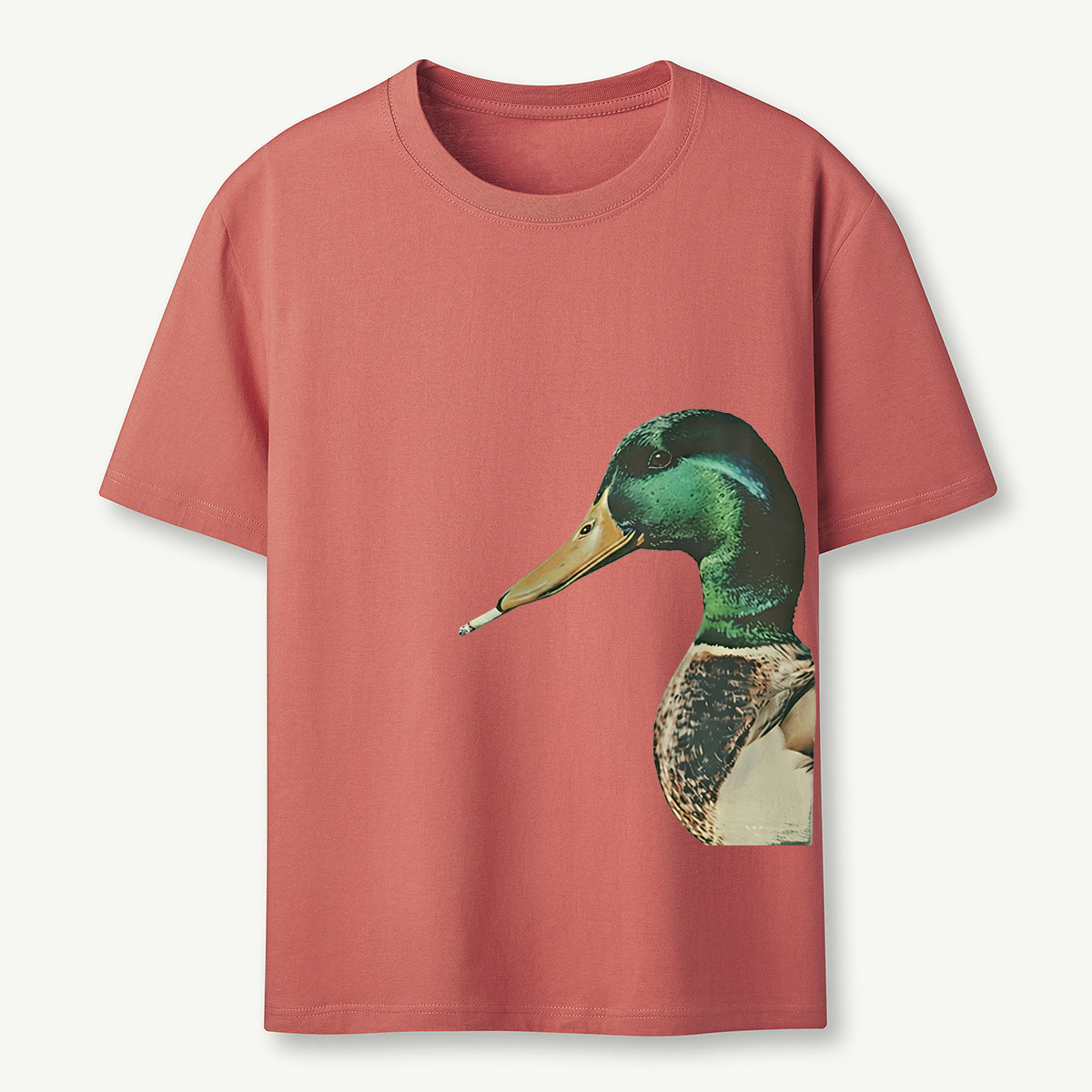 Retro Humor Funny Duck T‑Shirt