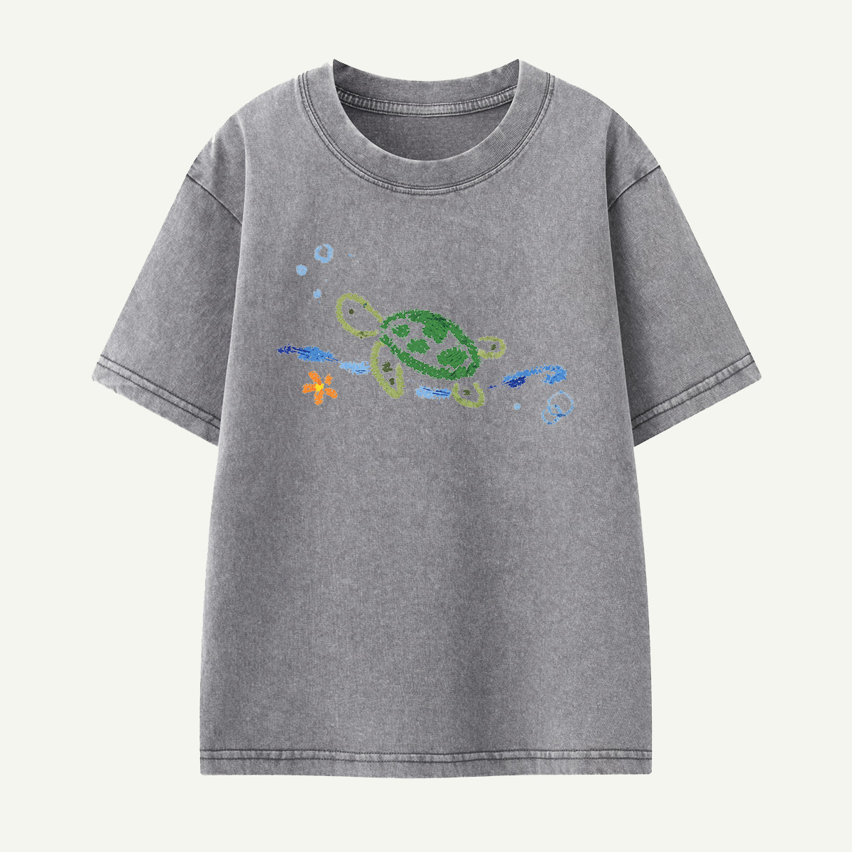 MDWTMMNA26081408 Kids Washed T-Shirt