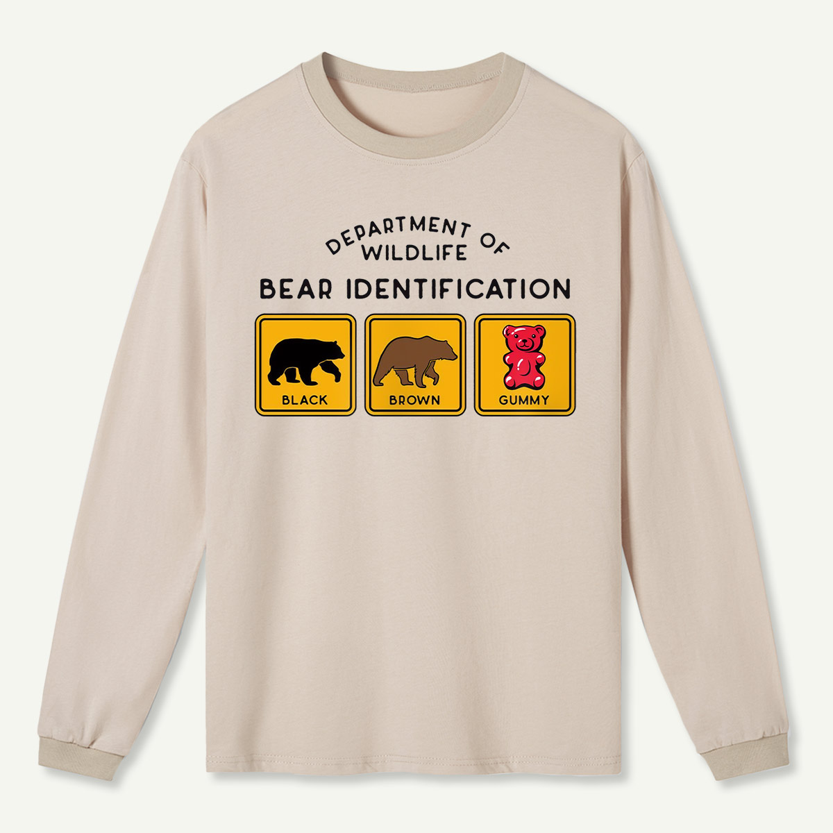 Bear Identification Long Sleeve T-Shirt