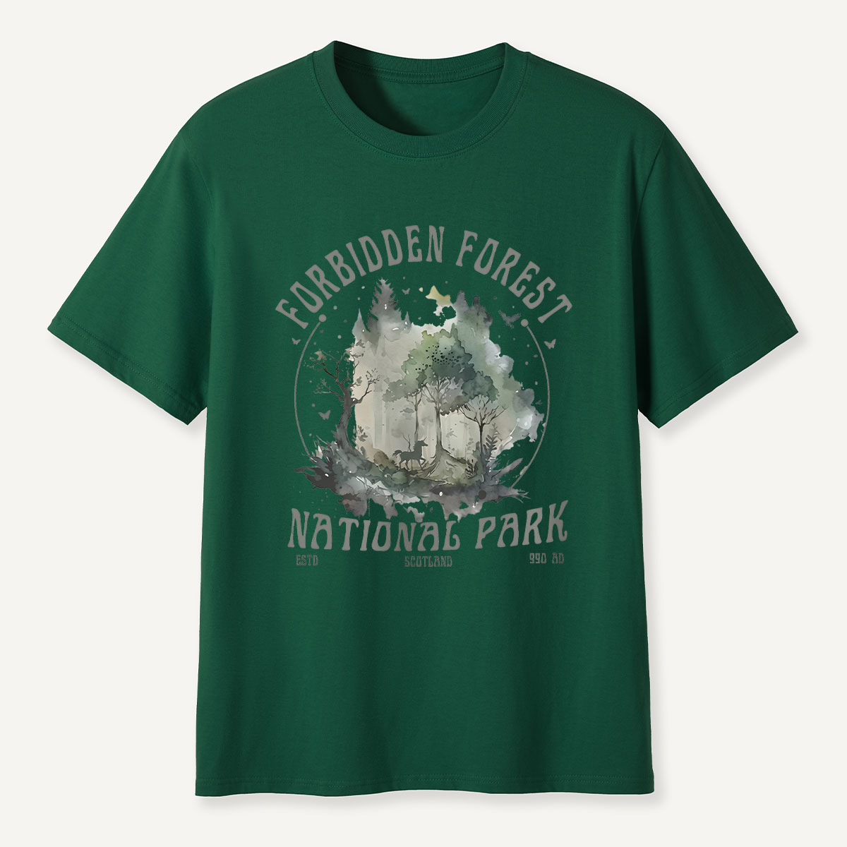 Forbidden Forest National Park Watercolor T-Shirt