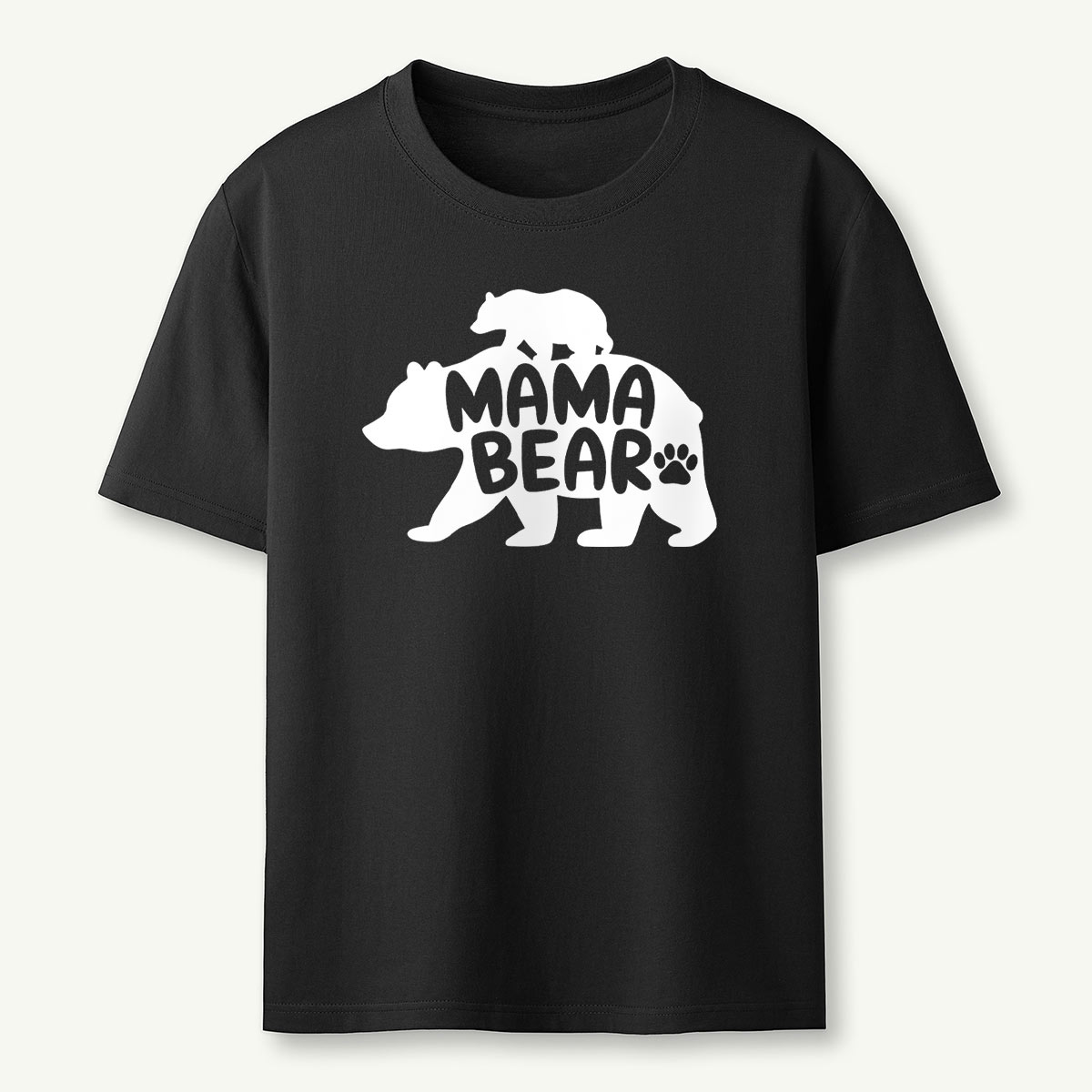 Adorable Mama Bear Silhouette T-Shirt