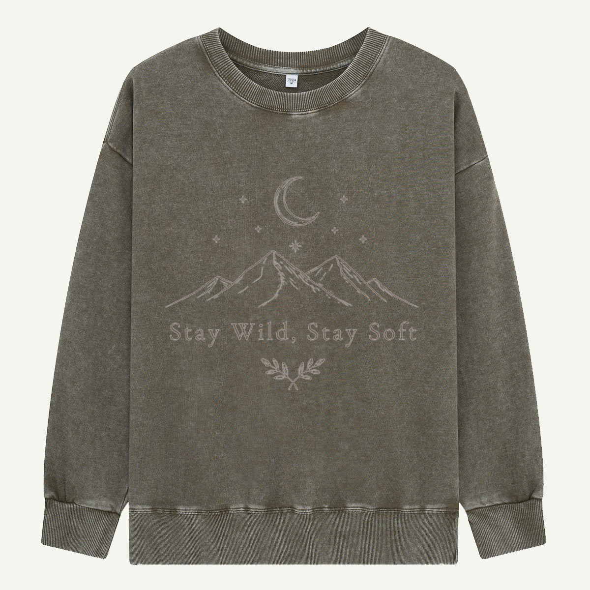 Stay Wild, Stay Soft Tonight Washed Sweatshirts