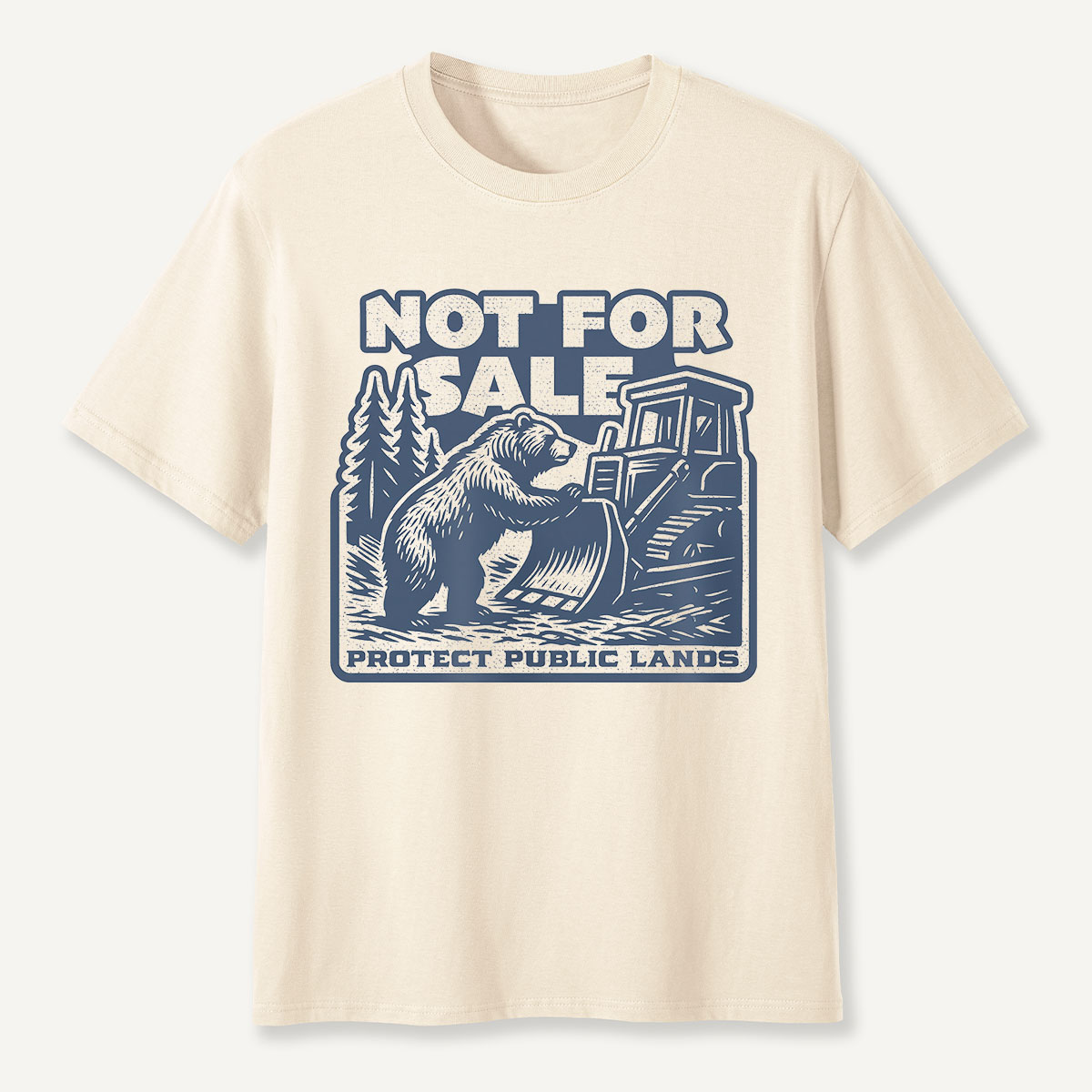 Not for Sale Protect Public Lands Bear Protest T-Shirt