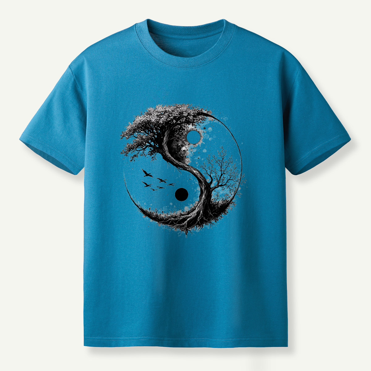 Yin Yang Tree Of Life Balance T-Shirt