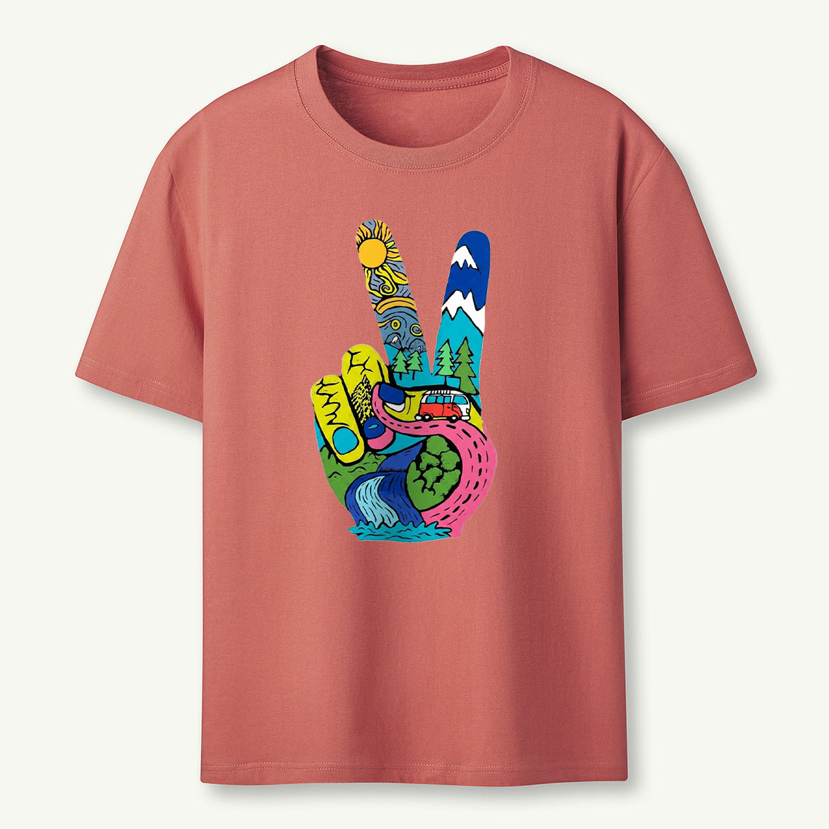 Funky Peace Nature T-Shirt