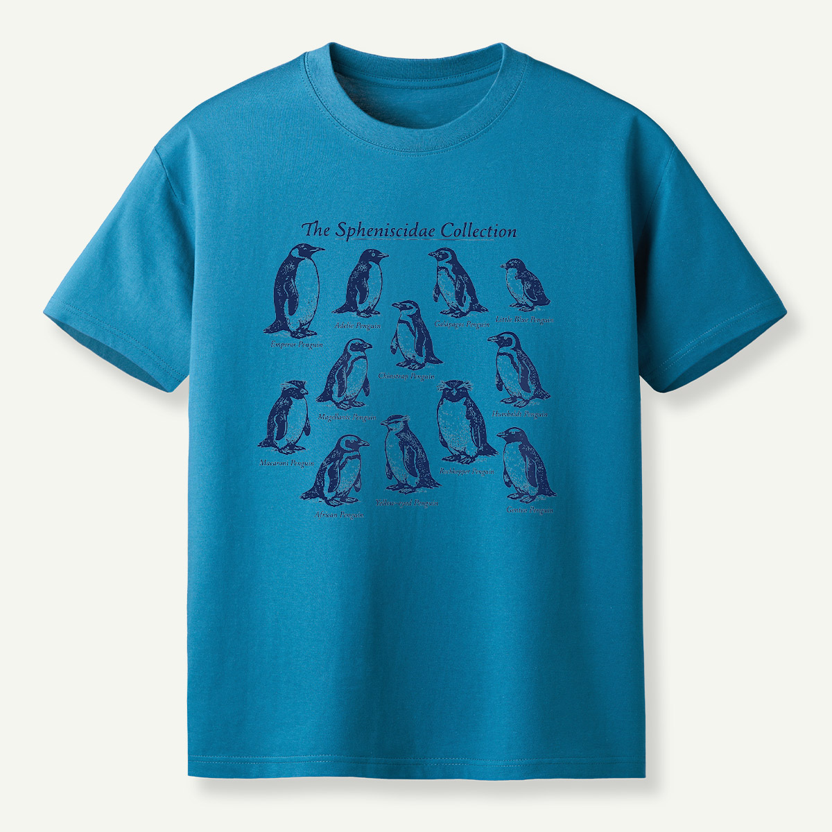 Spheniscidae Collection Penguin Species Guide T-Shirt