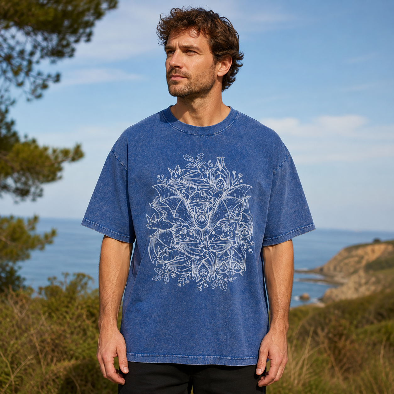 The Whole Bat Crew Is Here Washed T-Shirt
