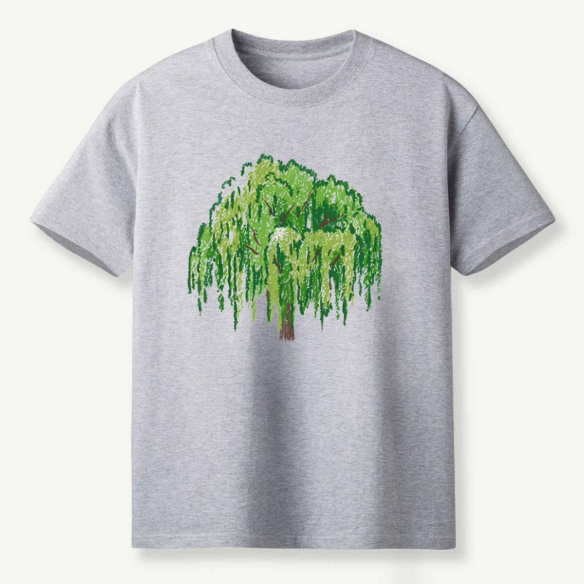 Weeping Willow Tree Watercolor T-Shirt