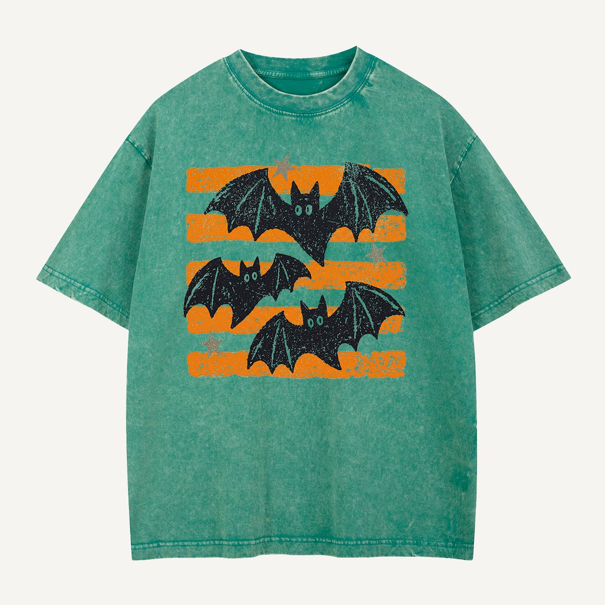 Retro Bat Flight Washed T-Shirt