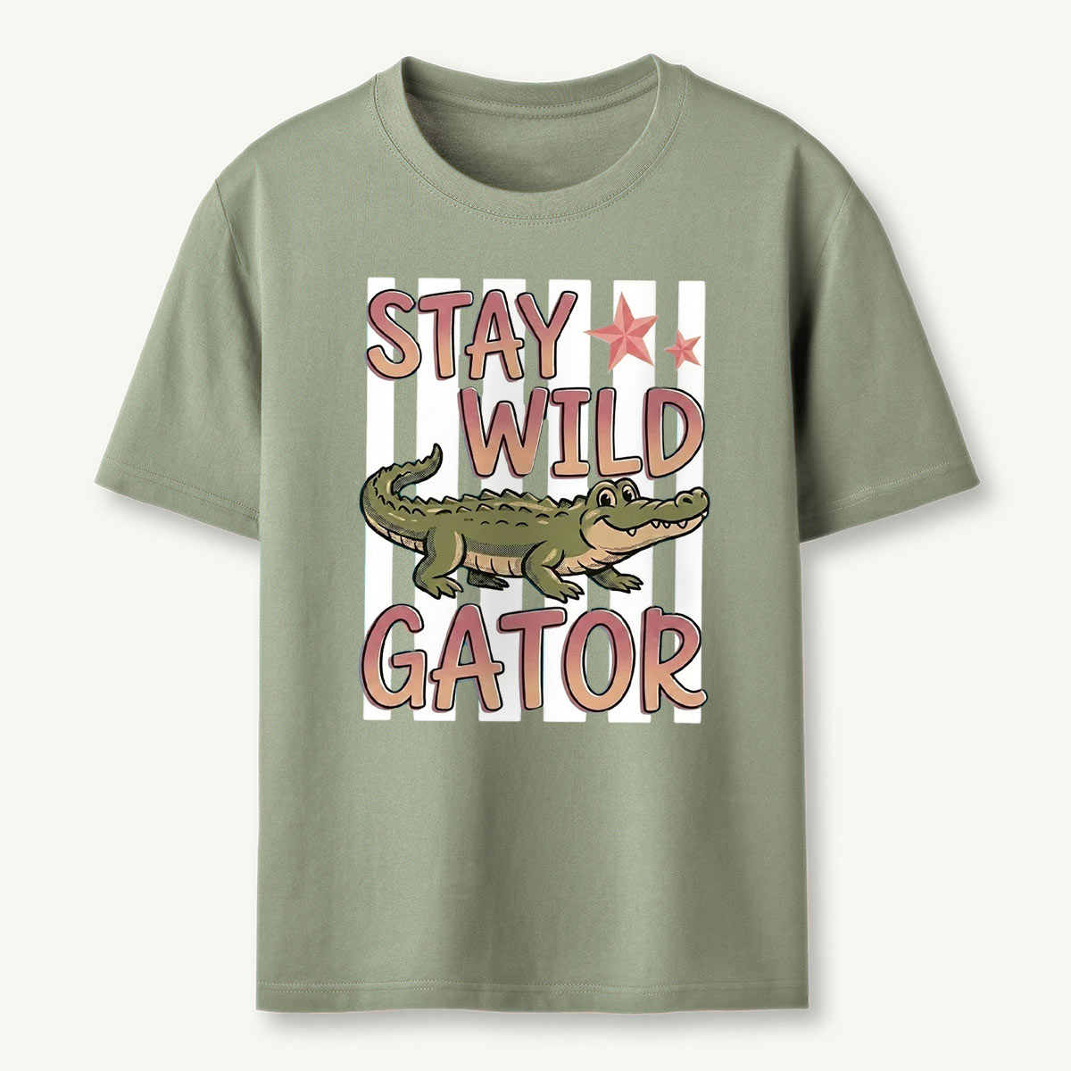 Stay Wild Gator Alligators T‑Shirt