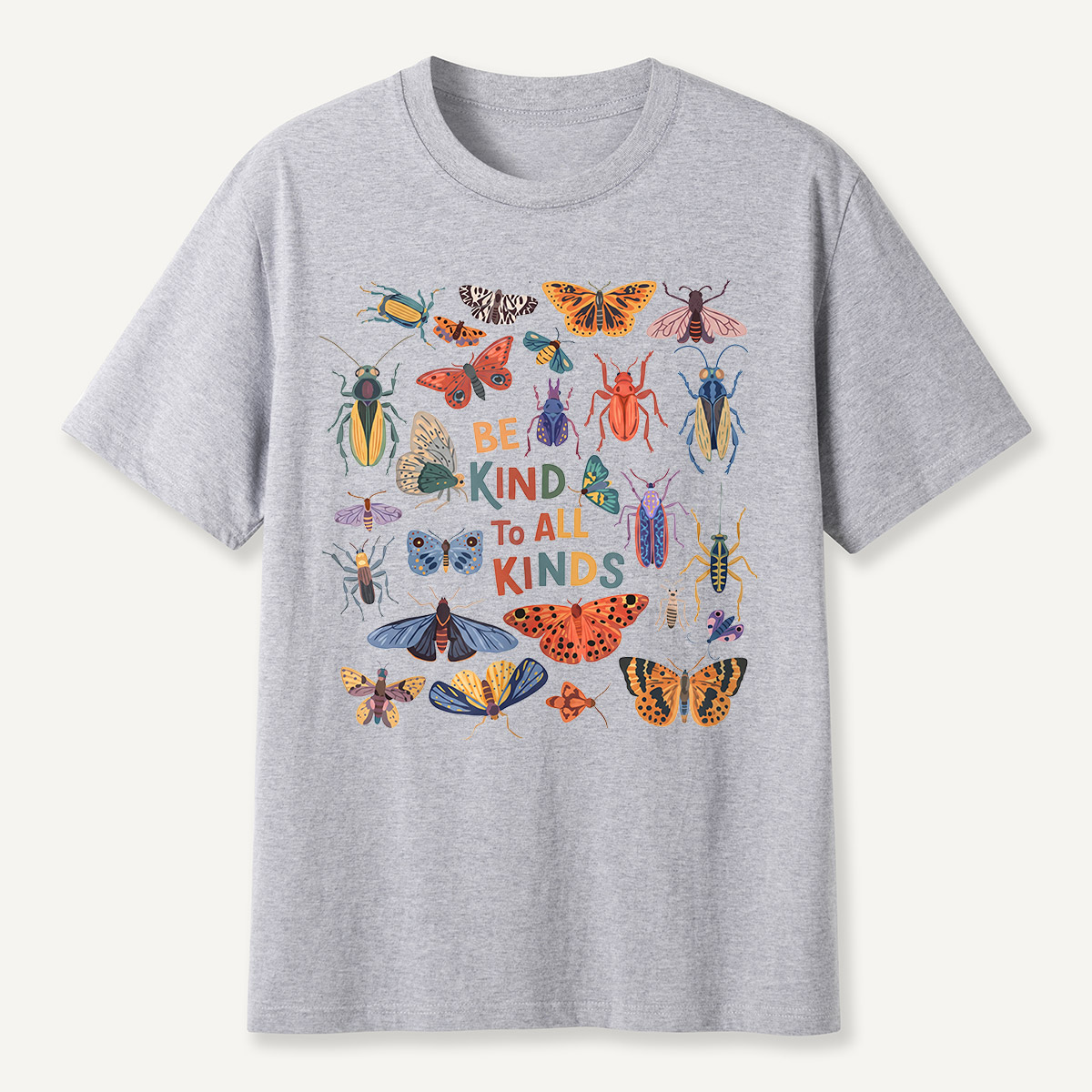 Be Kind to All Kinds Colorful Insects T-Shirt