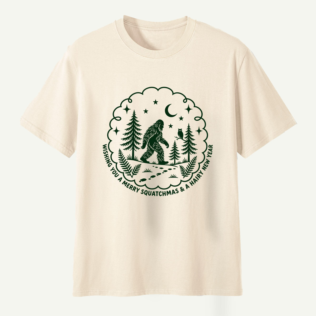 Wishing You A Merry Squatchmas And A Hairy New Year T-Shirt
