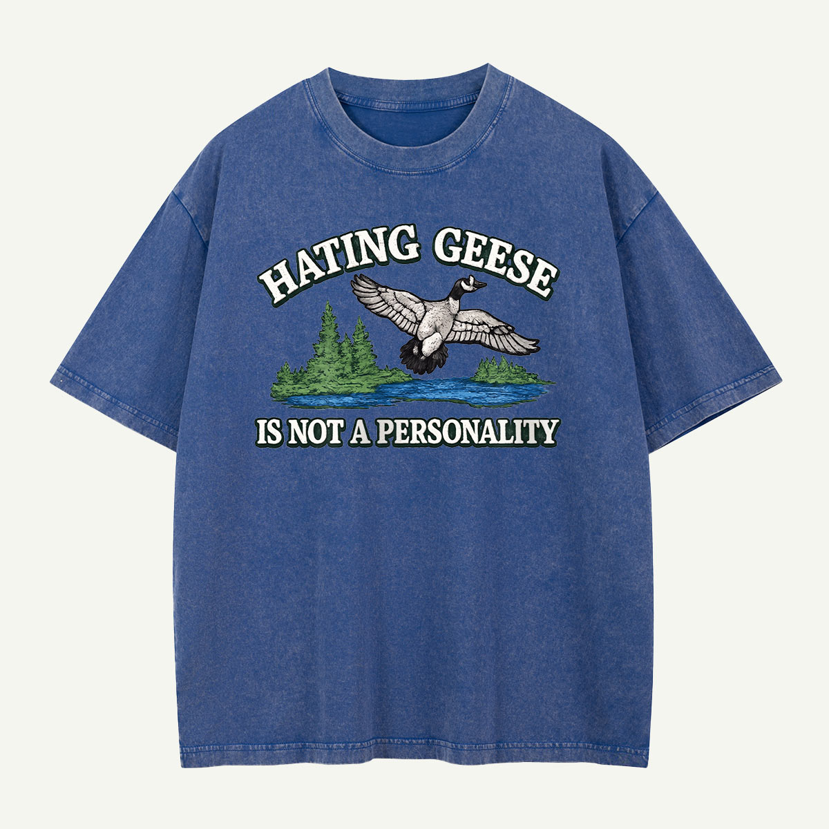 Hating Geese Washed T-Shirt
