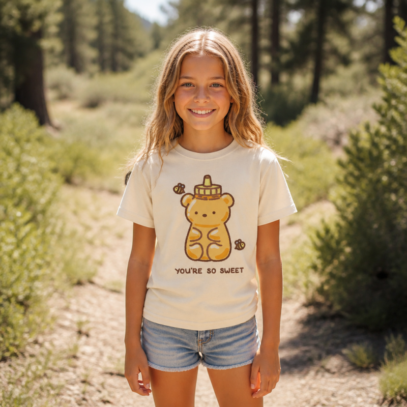 Honey Bear You’re So Sweet Kids T-Shirt