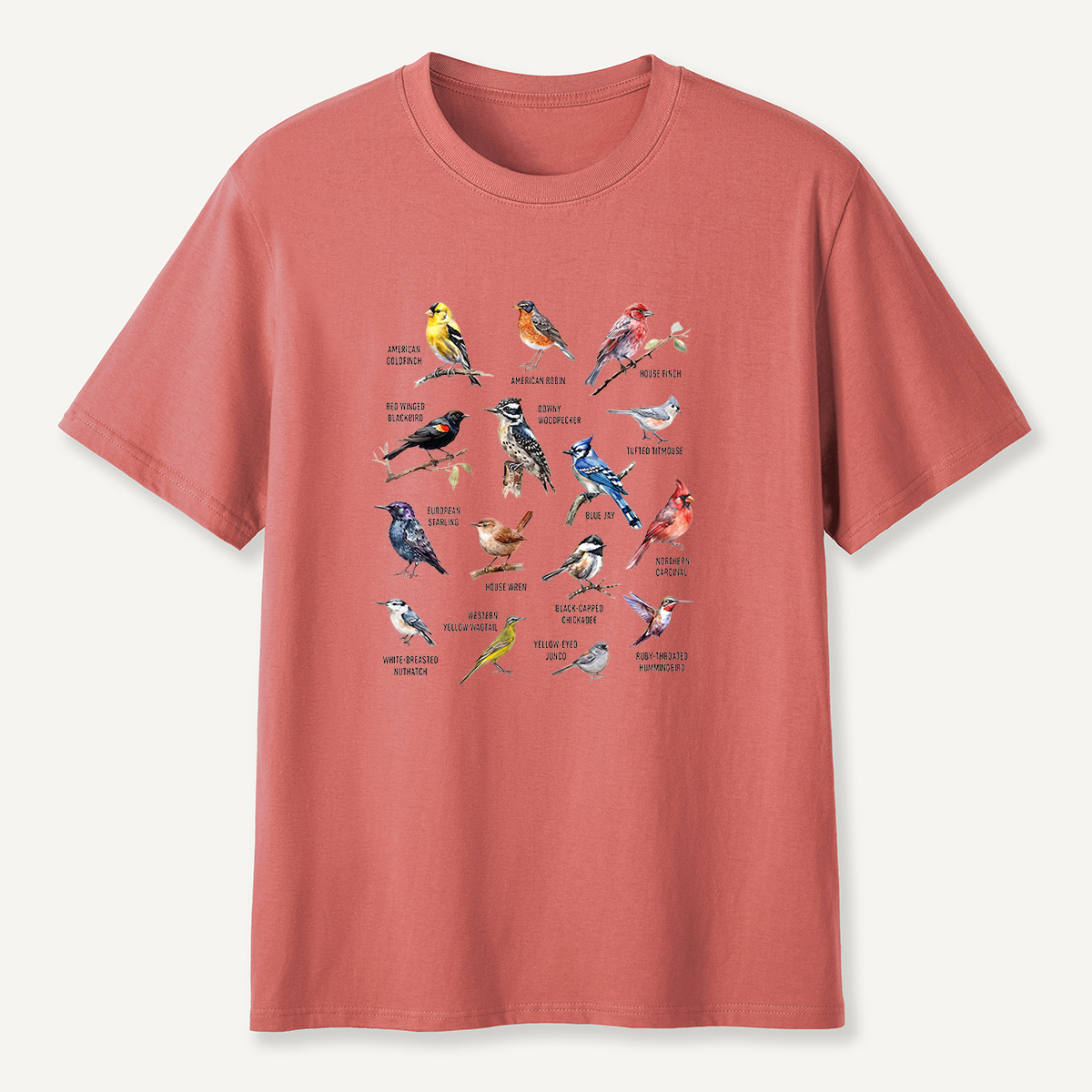 MDCTBYWY26071708North American Bird Guide T-Shirt