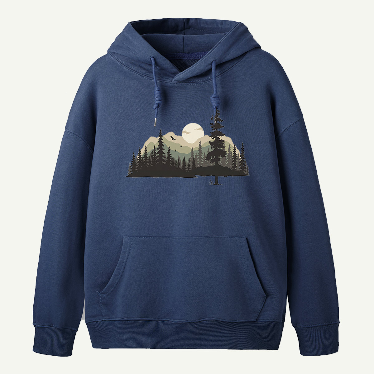 Pine Island Lake Reflection Hoodie