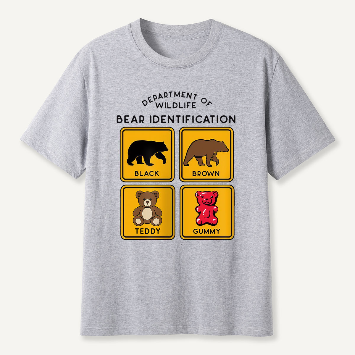 Department of Wildlife Bear Identification T‑Shirt