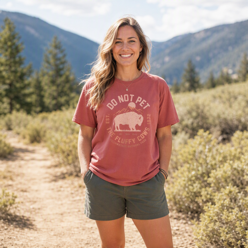 WILDLIFE, Mammals, bison T-Shirt