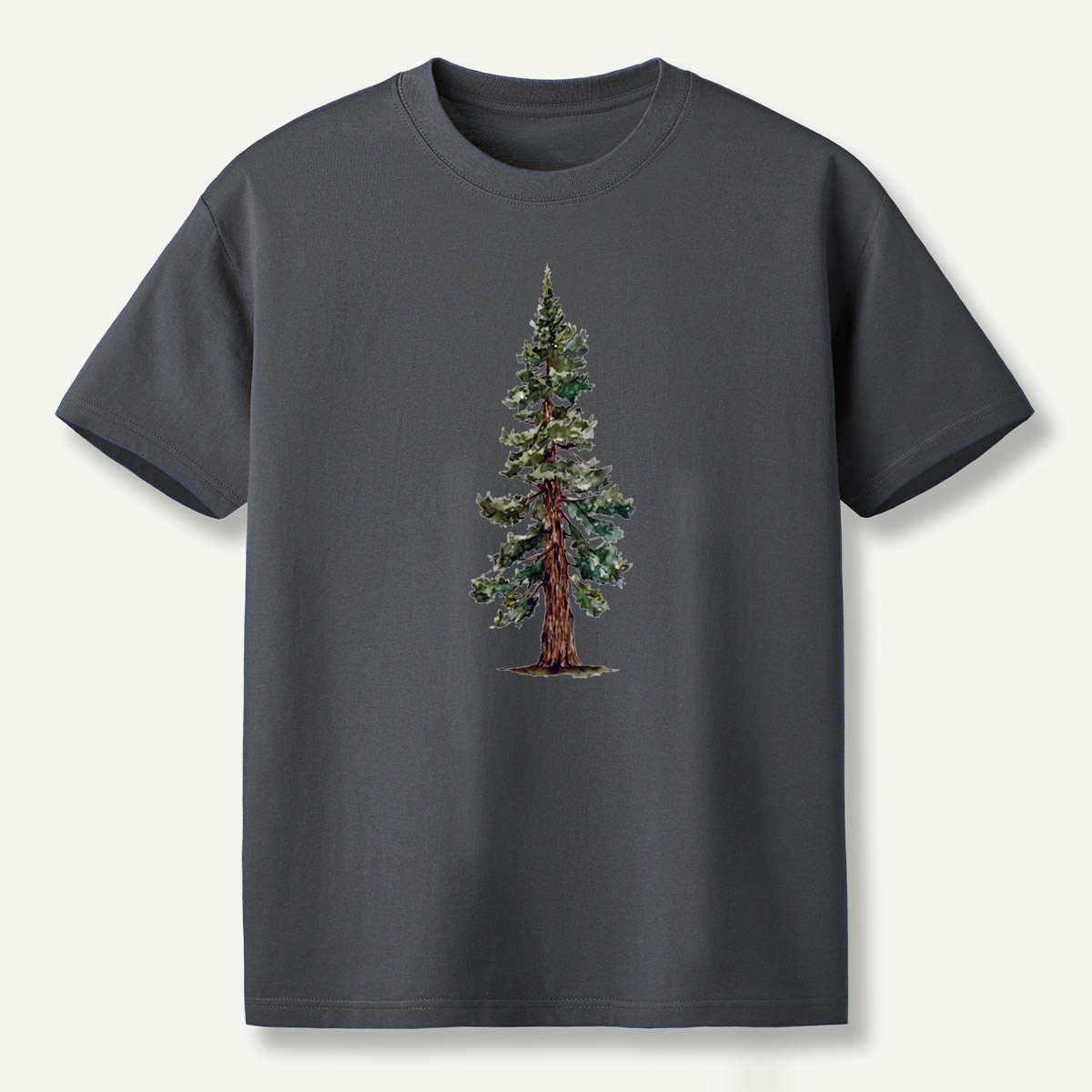 Watercolor Evergreen Pine Tree T-Shirt