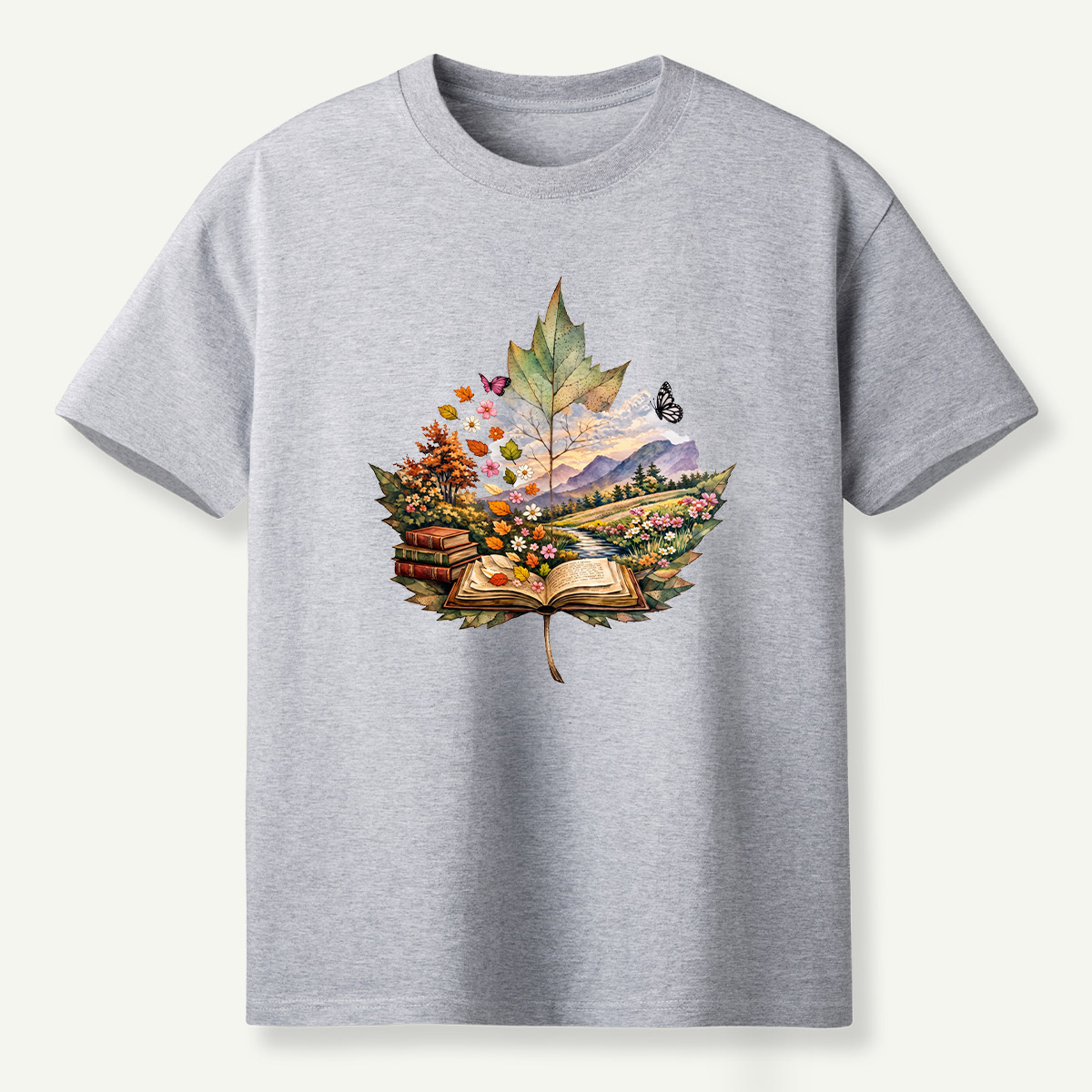 Autumn Leaf Forestscape T-Shirt