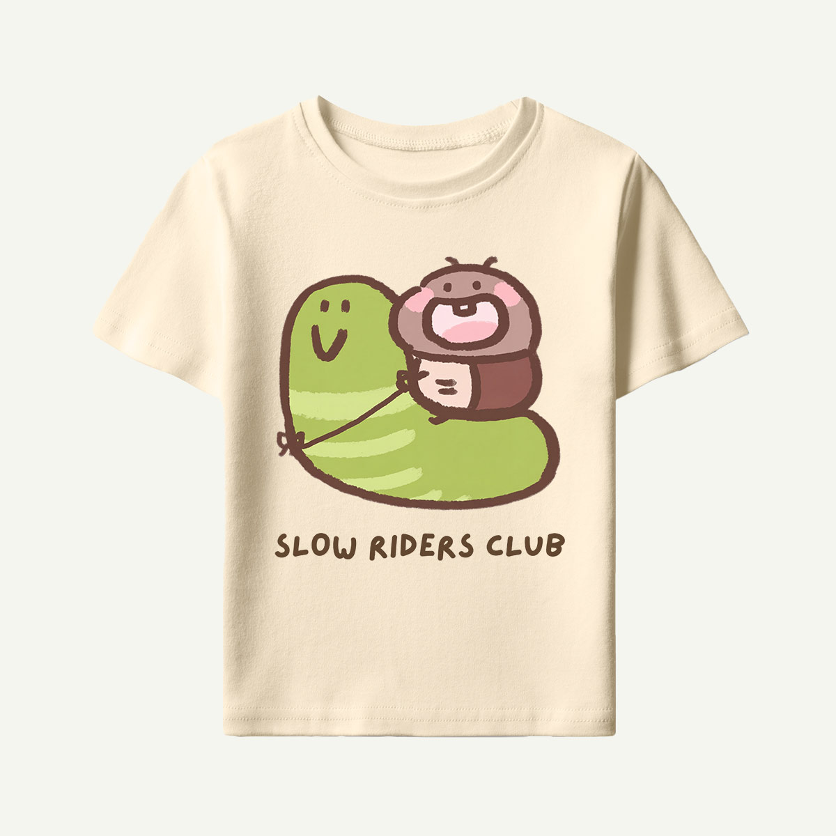 Slow Riders Club Snail Ride Kids T-Shirt