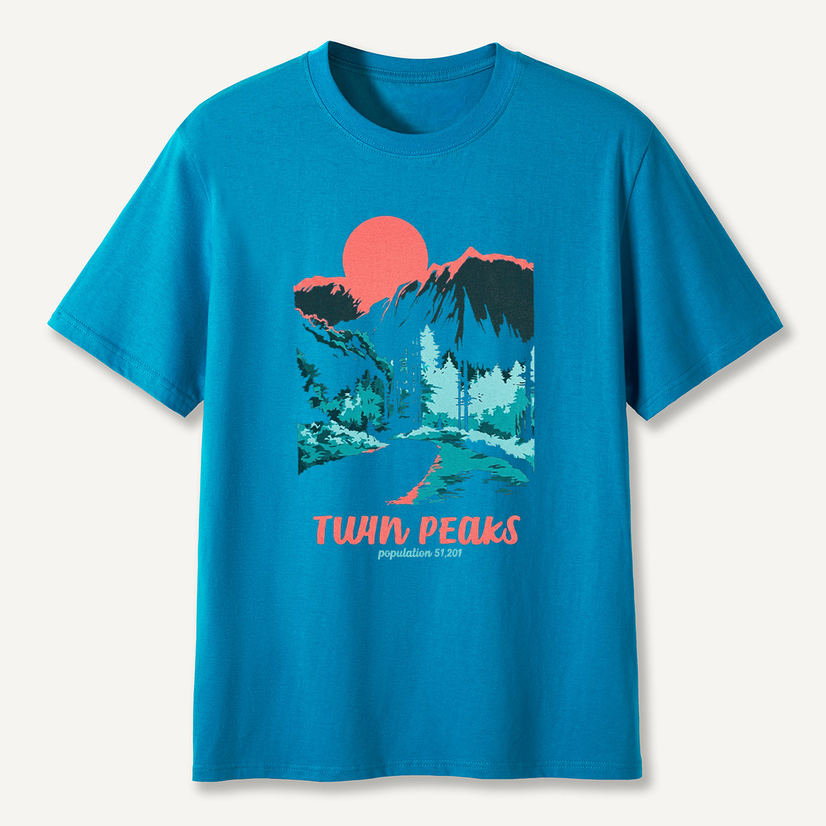 Mountain Sunset Outdoor Forest T-Shirt