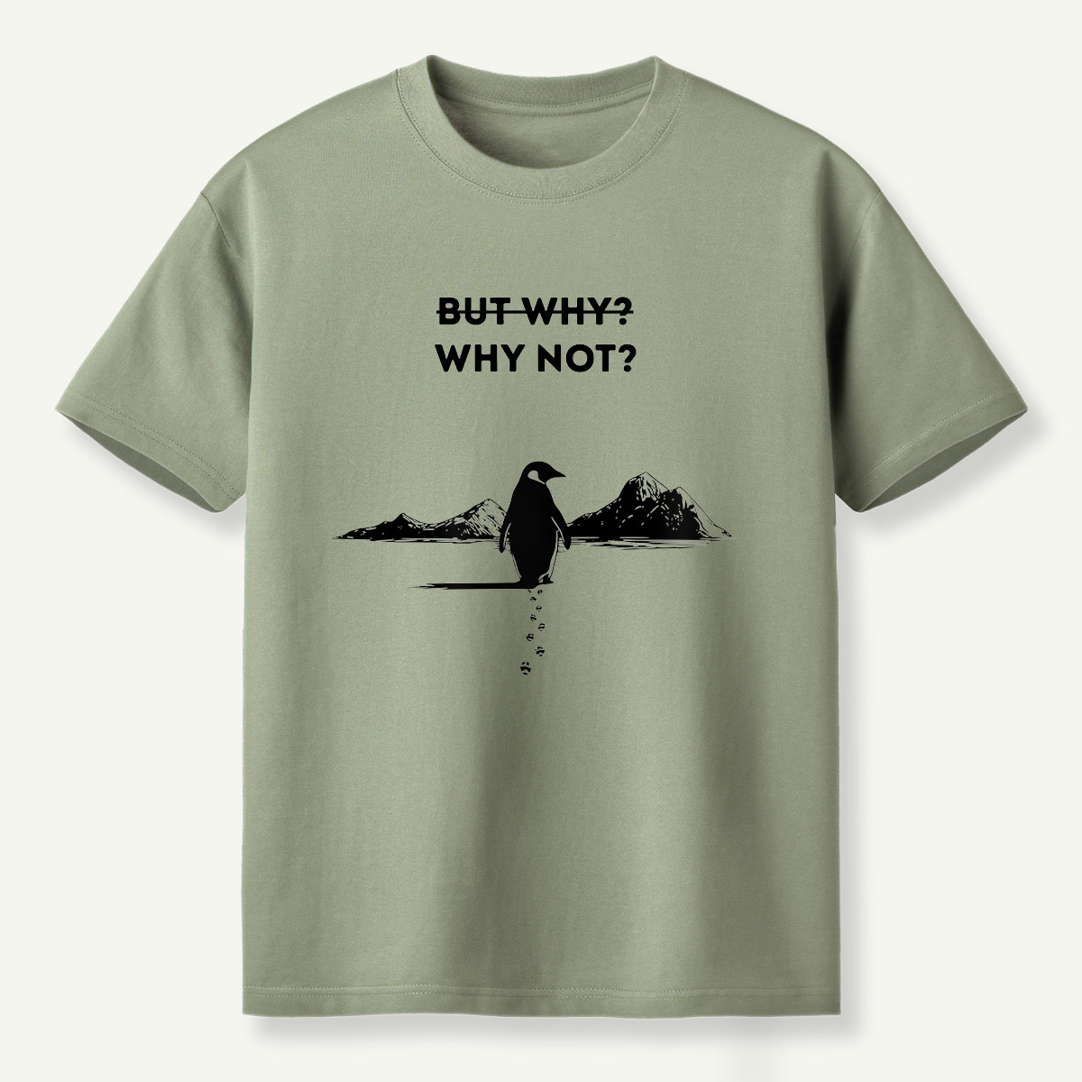 But Why Why Not Penguin Adventure T-Shirt