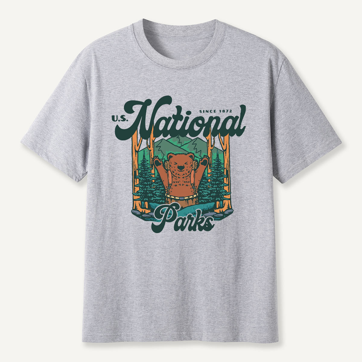 U.S. National Parks Camping Park Ranger Environmental T-Shirt