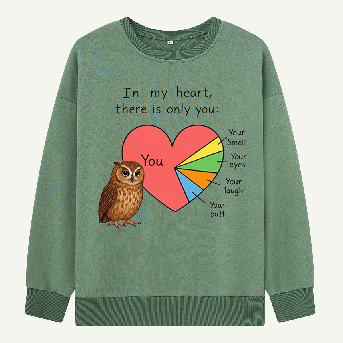 In My Heart Owl Sweatshirts