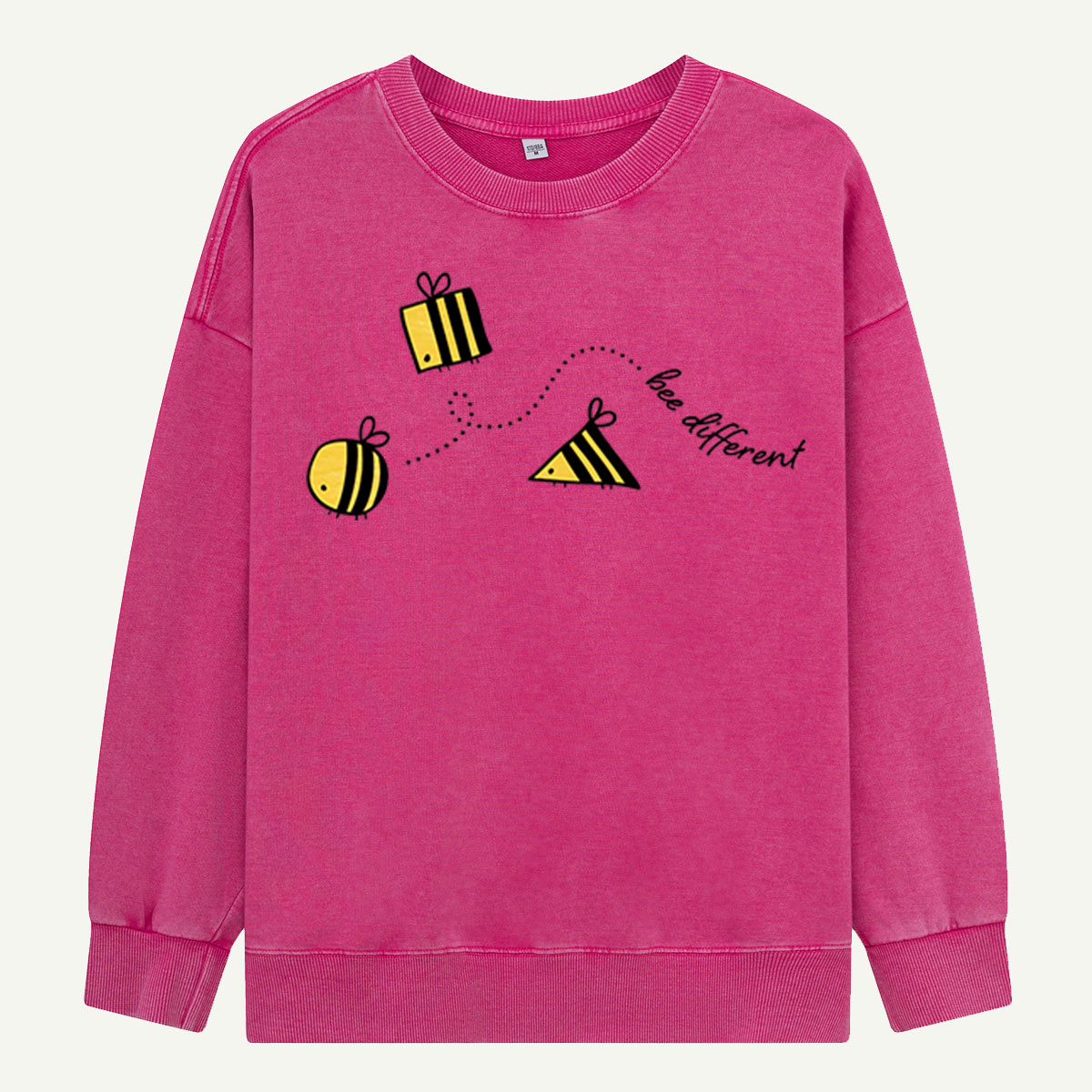 Bee Different Washed Sweatshirts