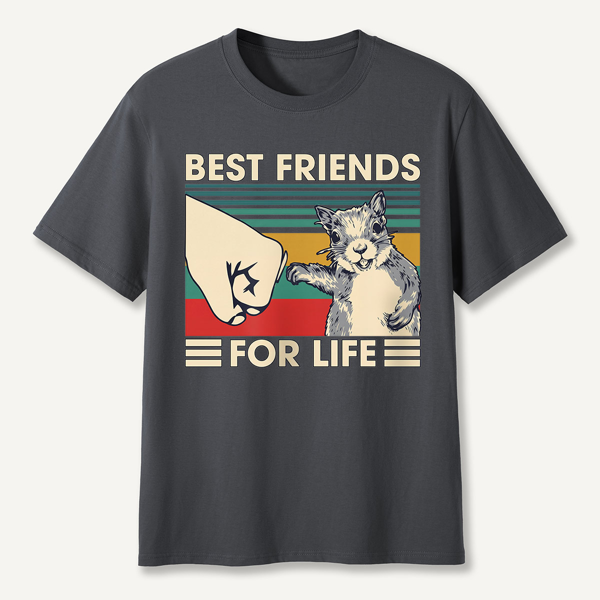Best Friends for Life Cat Fist Bump T-Shirt