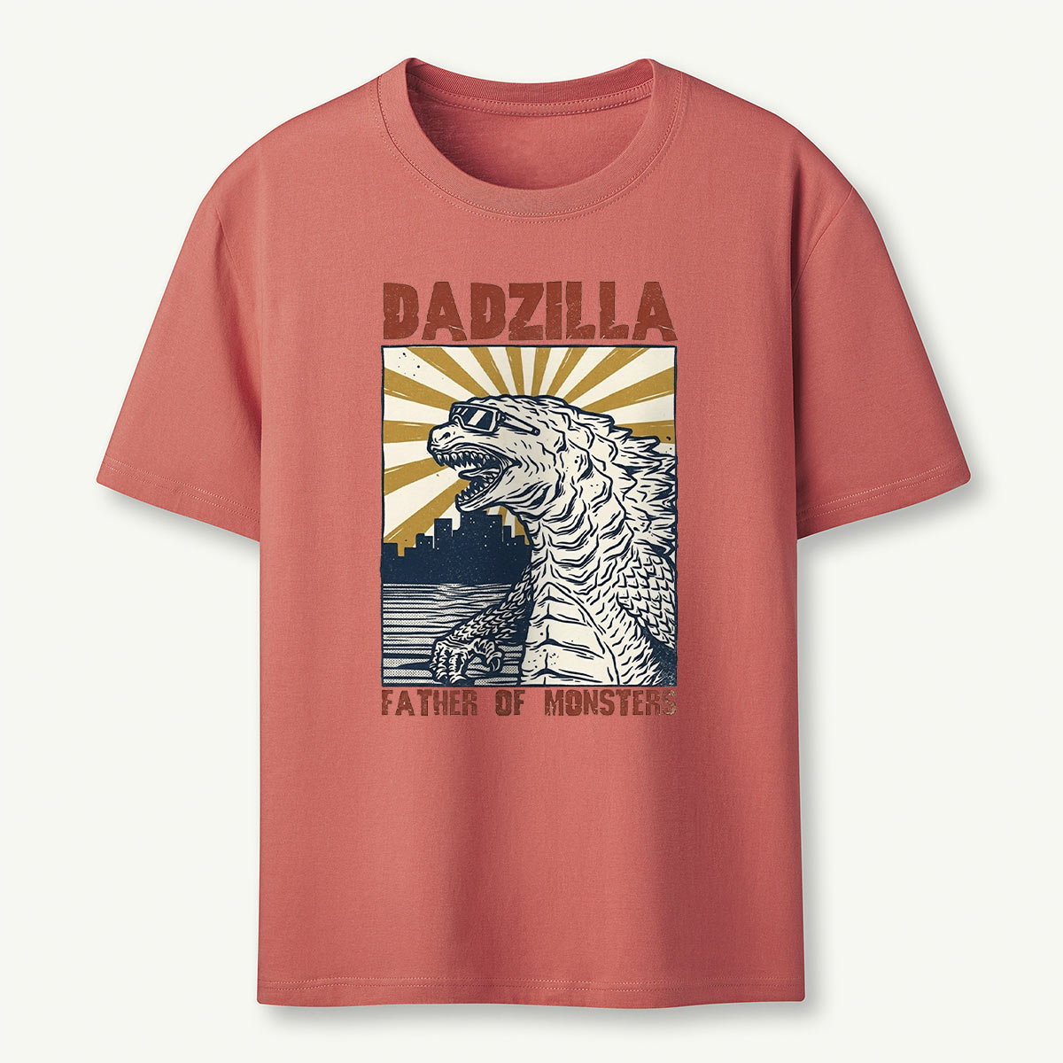 Monster Dad Retro Sunset T-Shirt