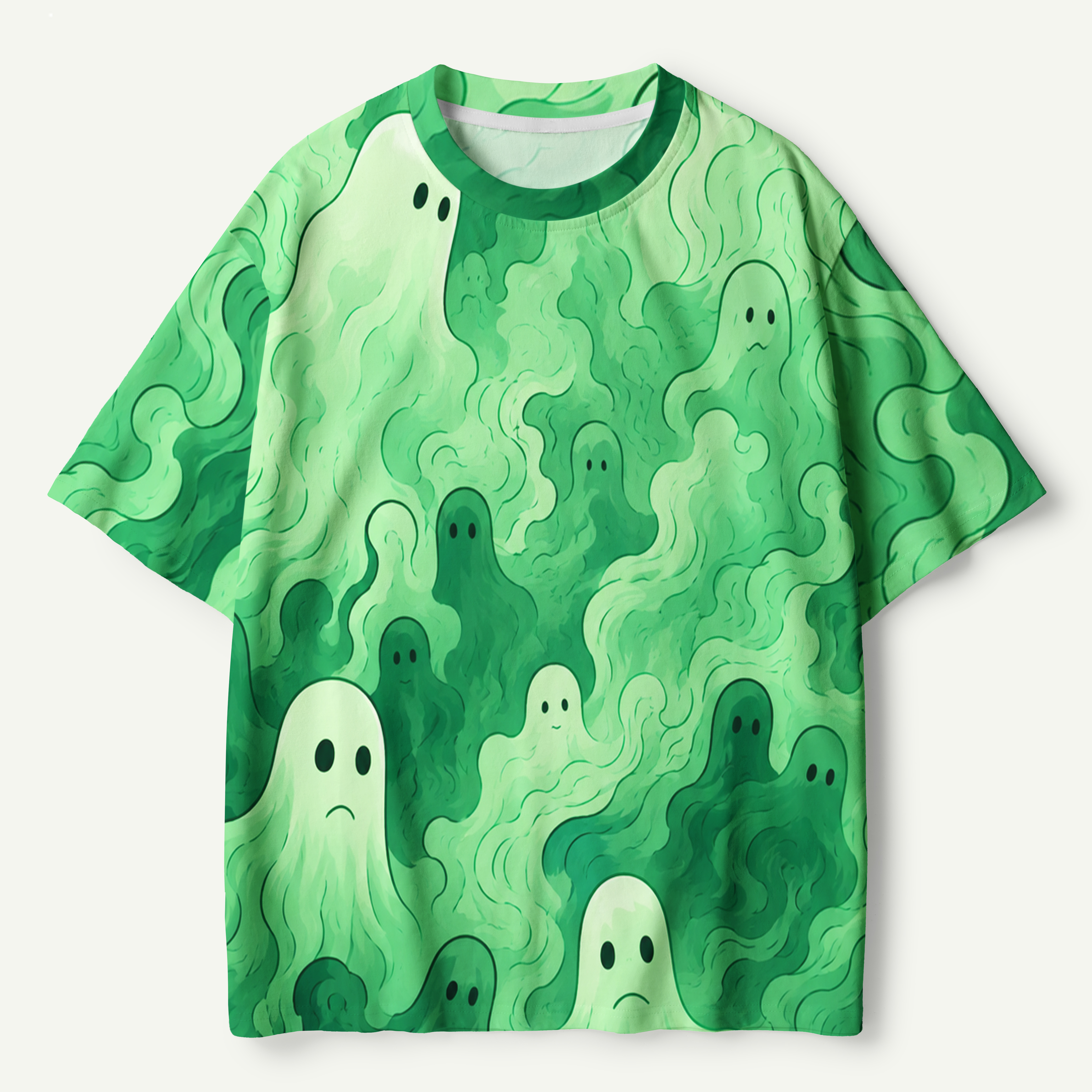 Ghosts In The Green Mist Premium Pure Cotton Tee