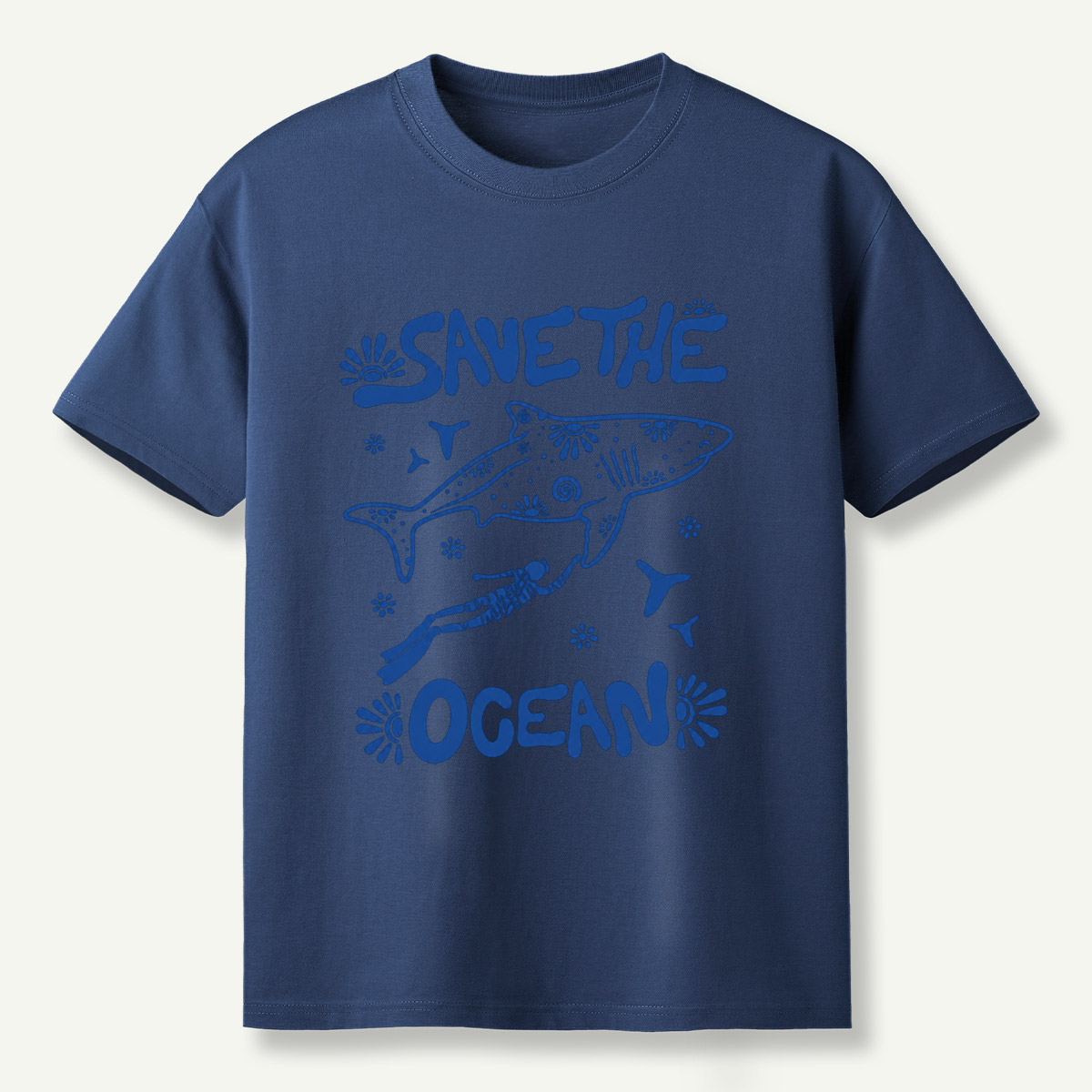 Save The Ocean Whale Marine Life T-Shirt