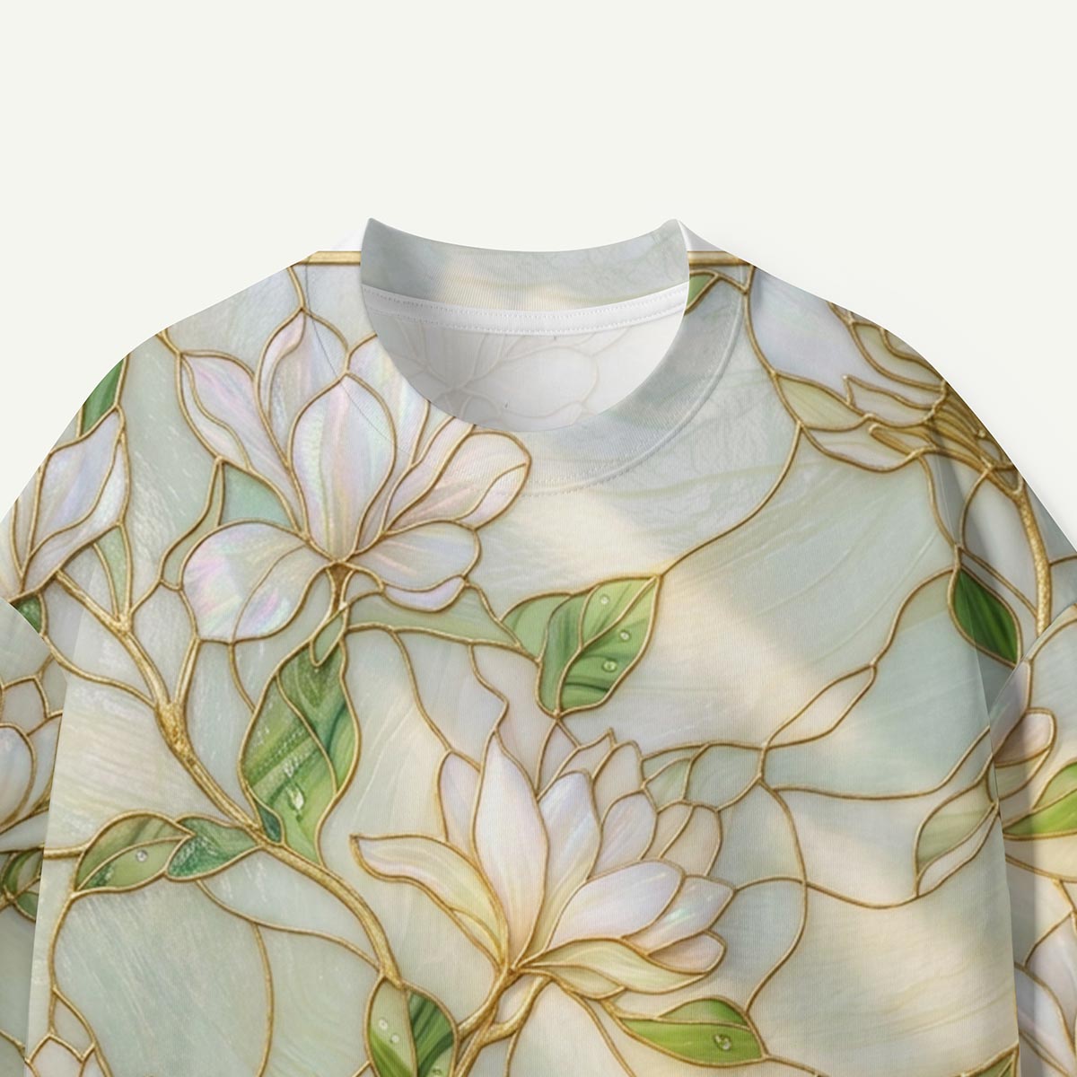 Magnolia Gold Line Floral Premium Eco Tee