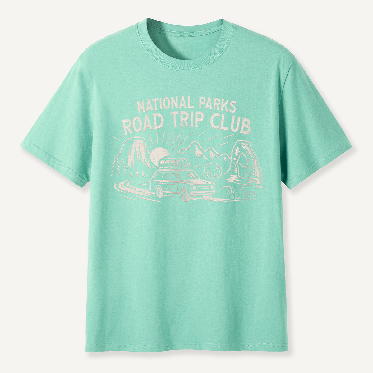 National Parks Road Trip Club Wagon T-Shirt