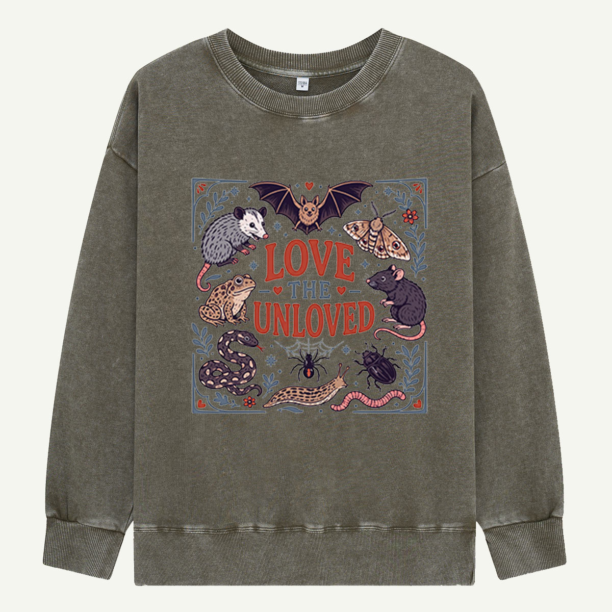 Love the Unloved Wildlife Club Washed Sweatshirts